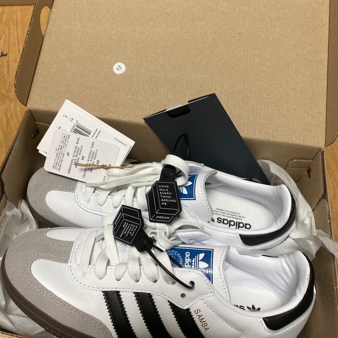 Adidas Samba OG Cloud White 착용 스타일