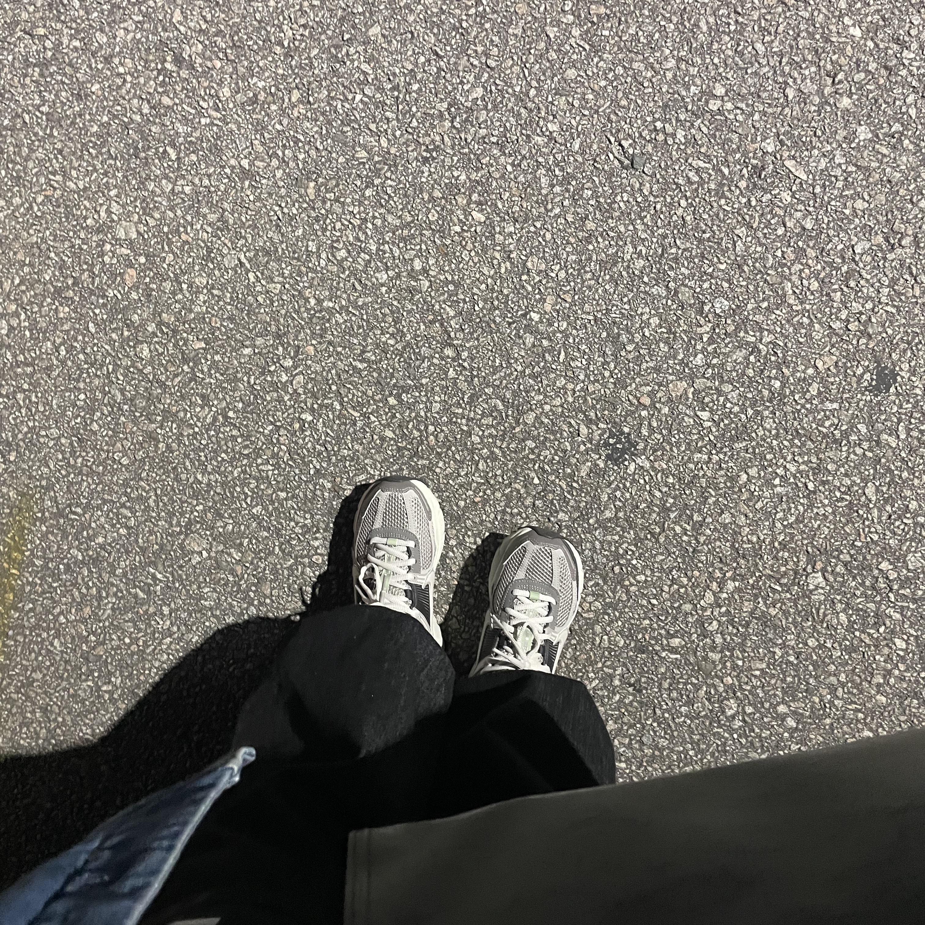 (W) Nike Zoom Vomero 5 Cobblestone and Flat Pewter 착용 스타일 - 5