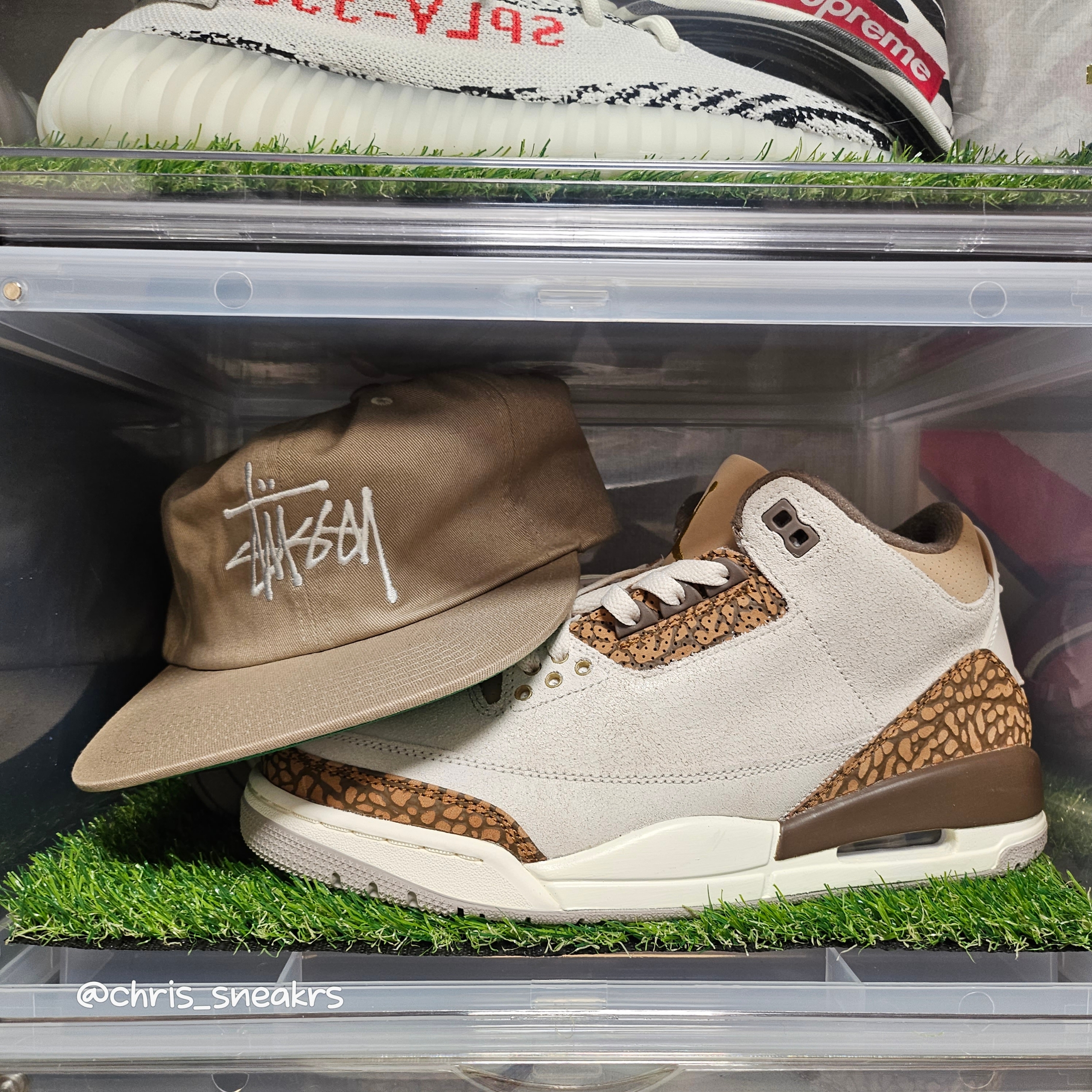 Jordan 3 Retro Orewood Brown, Nike x Travis Scott Air Trainer 1 Archaeo Brown and Rust Pink 착용 스타일 - 1
