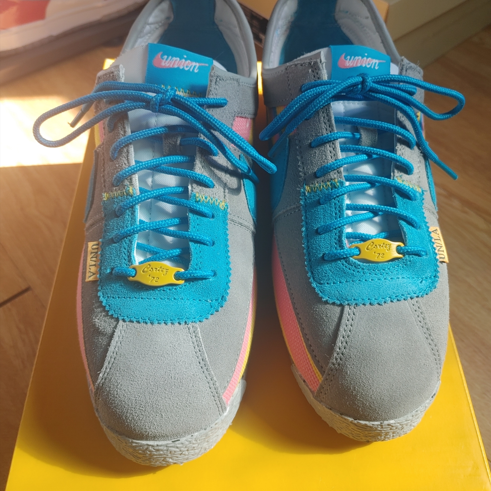 Nike x Union Cortez SP Light Smoke 착용 스타일