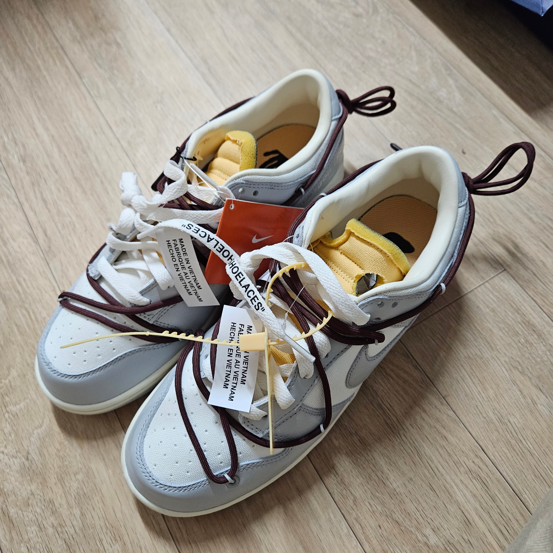 Nike x Off-White Dunk Low The 50 - Lot 46 착용 스타일 - 2