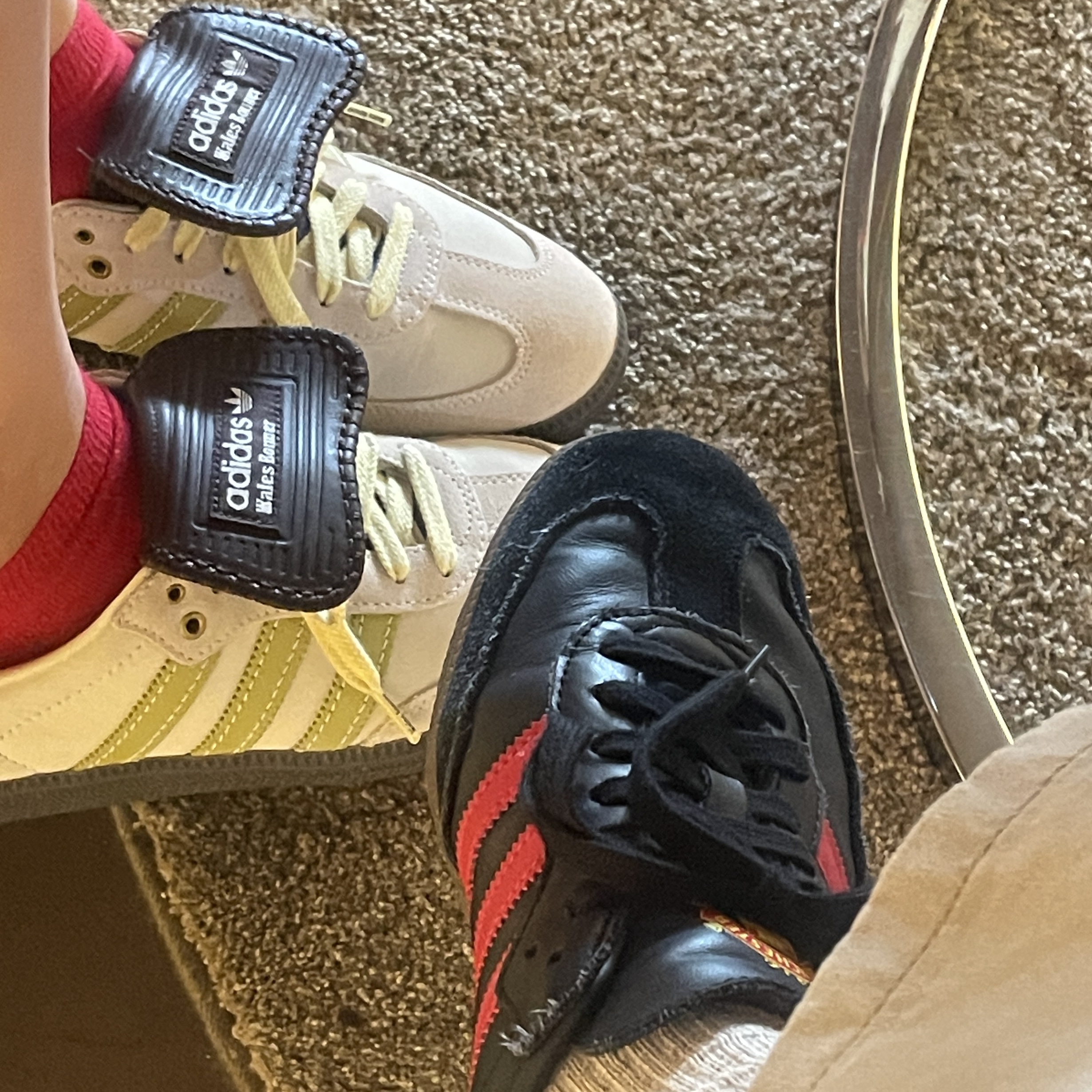 Adidas x Wales Bonner Samba Brown Ecru Tint 착용 스타일