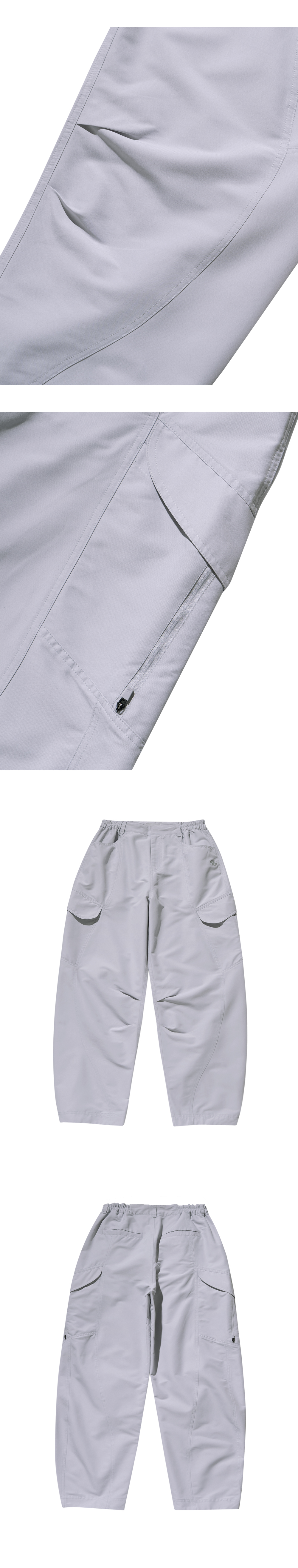 SAN SAN GEAR PIN-TUCK CARGO PANTS ライトグレー ☆送料・関税込☆San San Gear☆PIN-TUCK CARGO PANTS☆