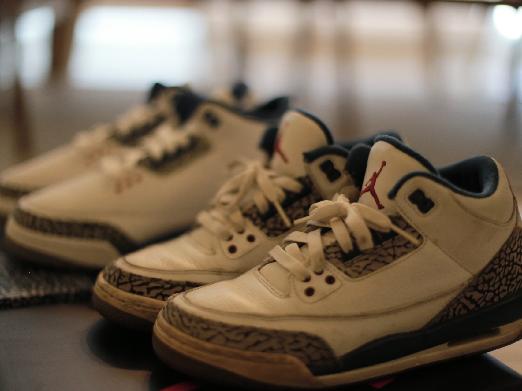 Jordan 3 Retro True Blue and Copper, (GS) Jordan 3 Retro True Blue 2011 착용 스타일 - 8