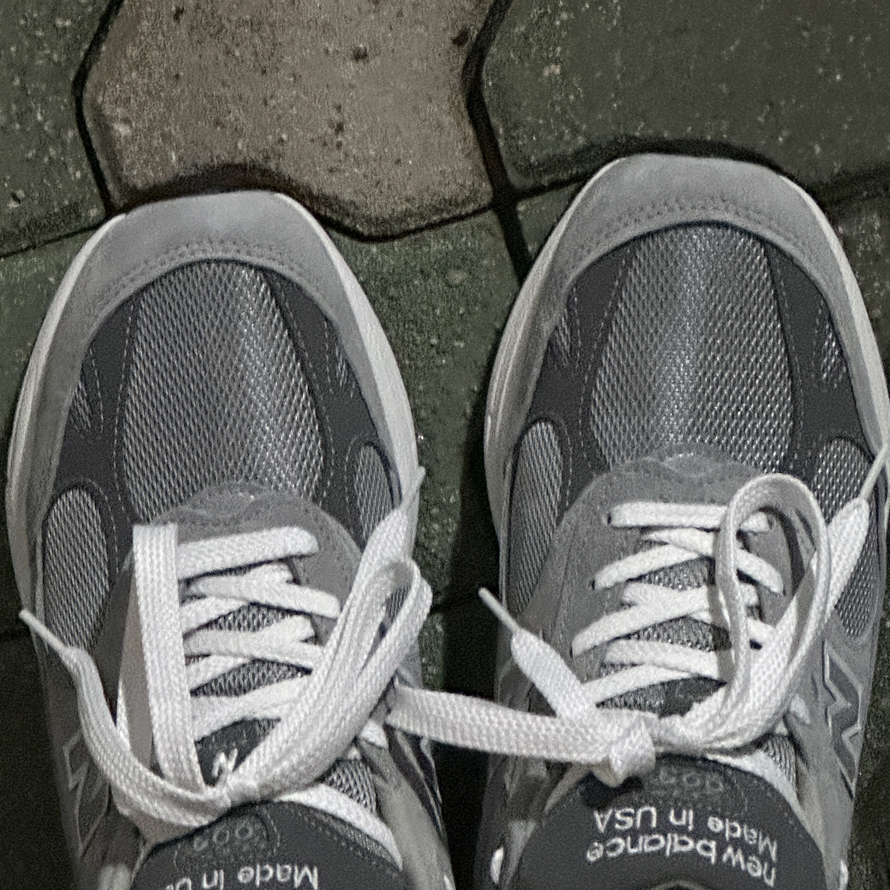 New Balance 993 Made in USA Grey - D Standard 착용 스타일