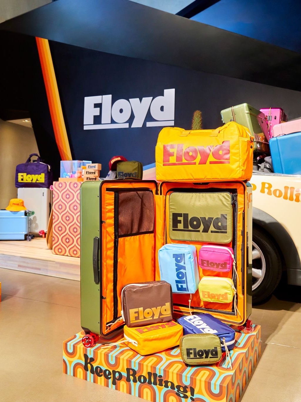 Floyd Washkit Bronco Brown, Floyd Cabin Vegas Green 착용 스타일