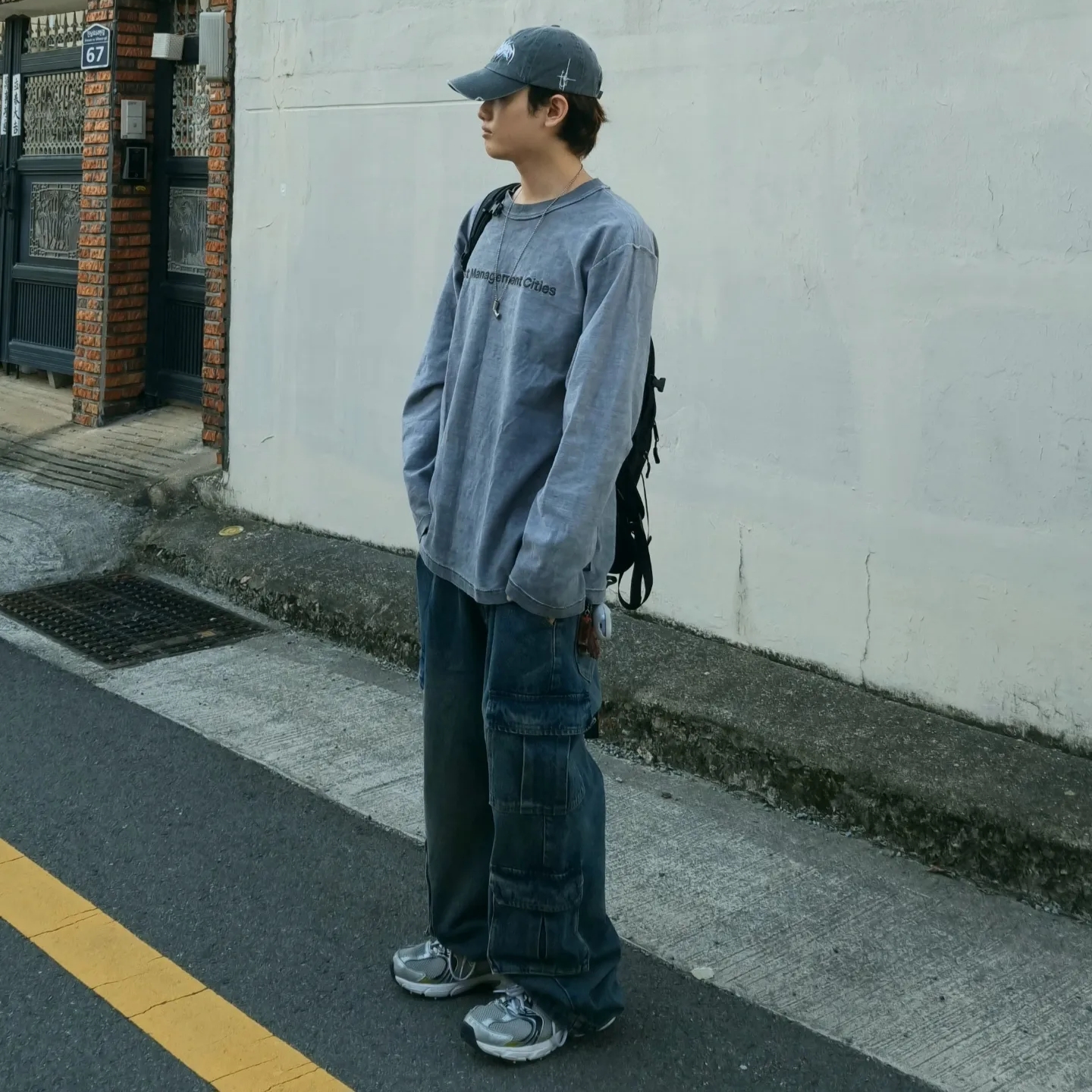 New Balance 530 Silver 착용 스타일 - 2