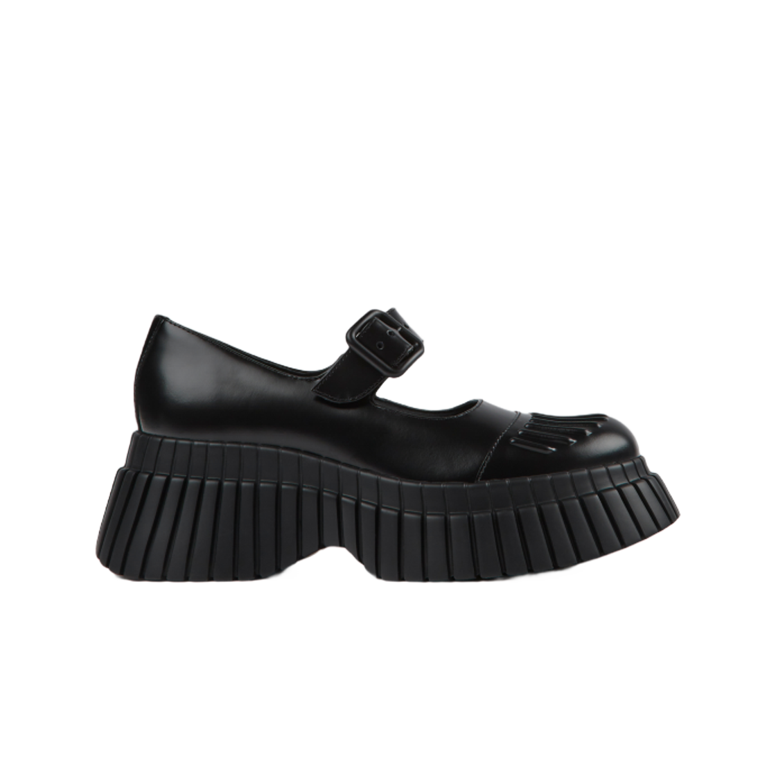 K201581-001 (W) Camper BCN Leather Shoes Black