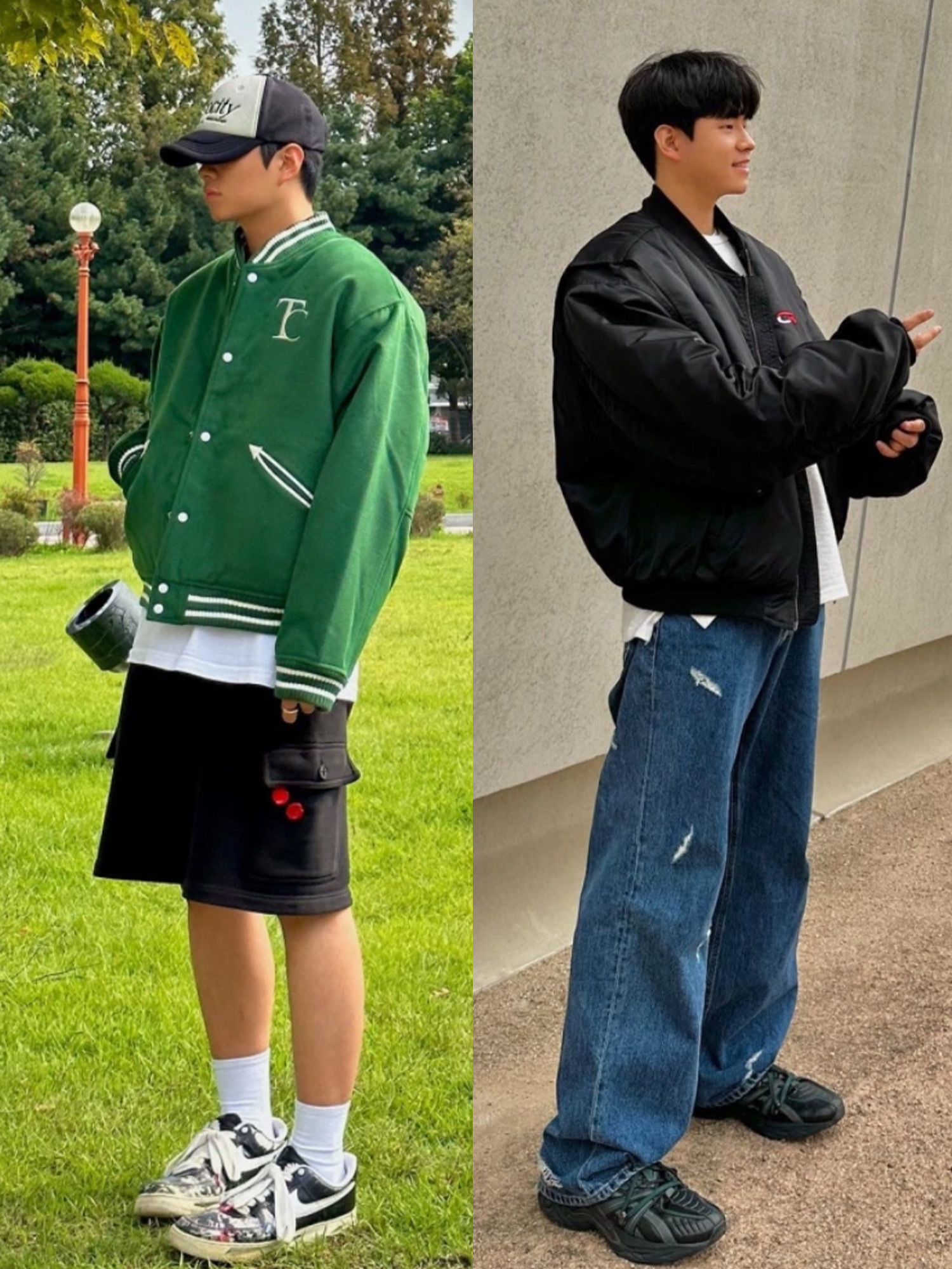 Nike x Stussy Air Penny II Black, Nike x Peaceminusone Air Force 1 Low Para-Noise 착용 스타일 - 2