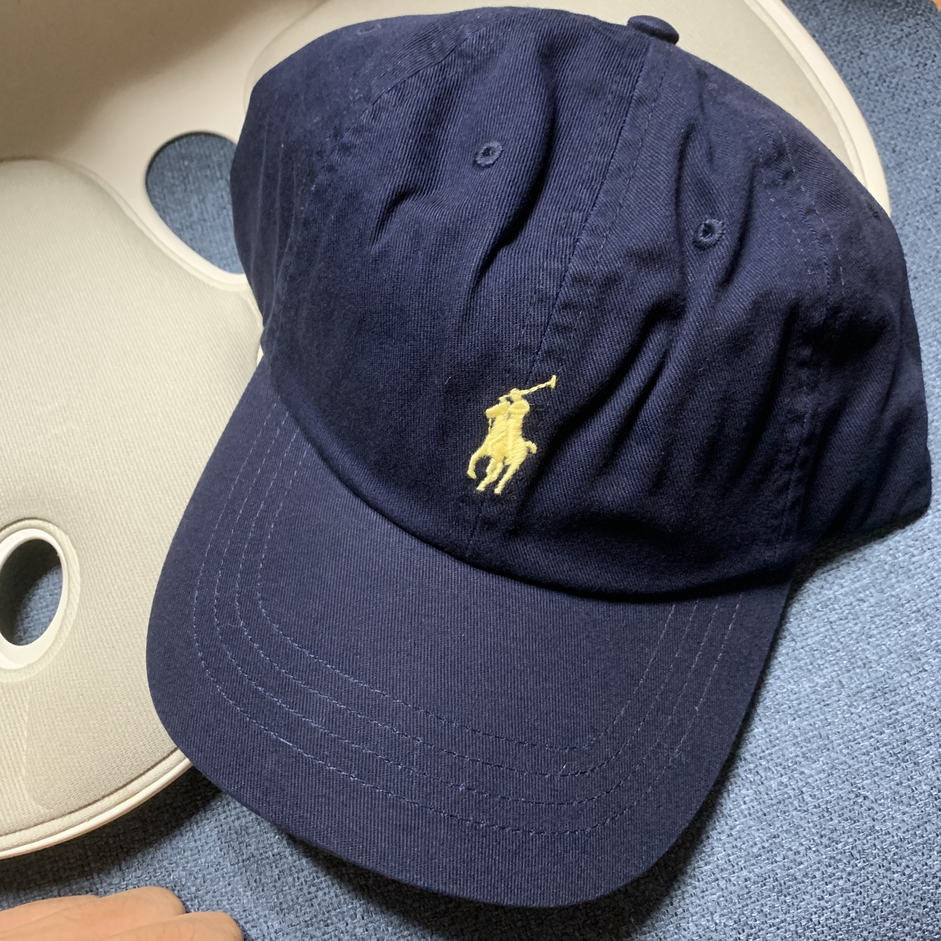 [30% 적립] Polo Ralph Lauren Cotton Chino Ball Cap Newport Navy 착용 스타일