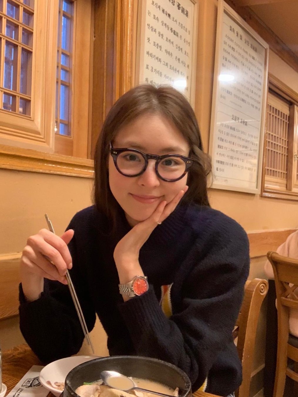 Gentle Monster x Maison Margiela MM010 Clear Black, JTO Originals AR 46-24 Tokyo Tortoise 착용 스타일 - 3