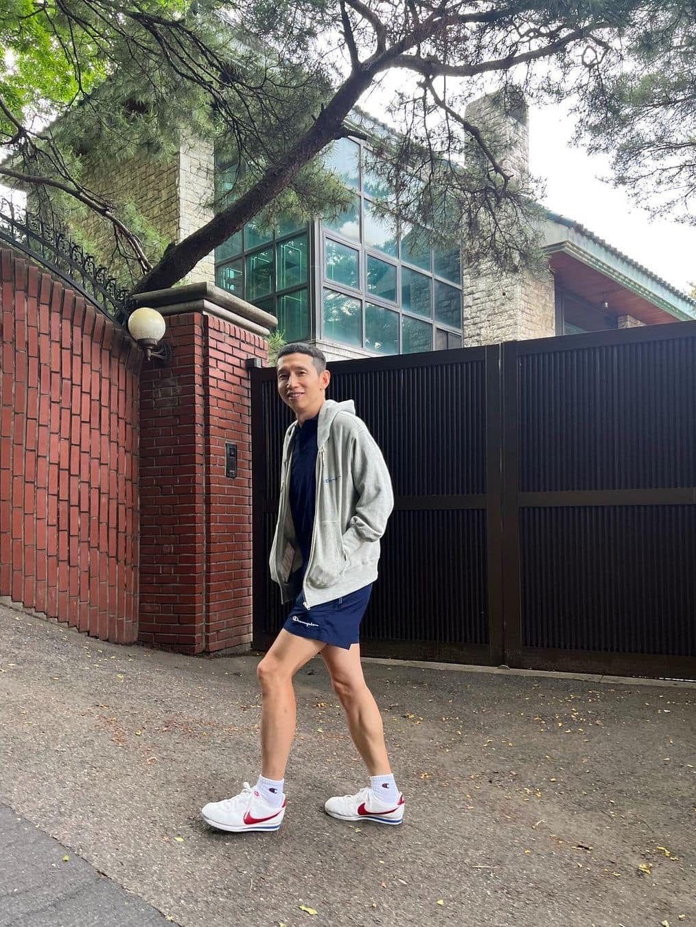Nike Classic Cortez Kenny Moore Track Spike, Nike Classic Cortez Nylon Premium Qs White Varsity Red 착용 스타일 - 4