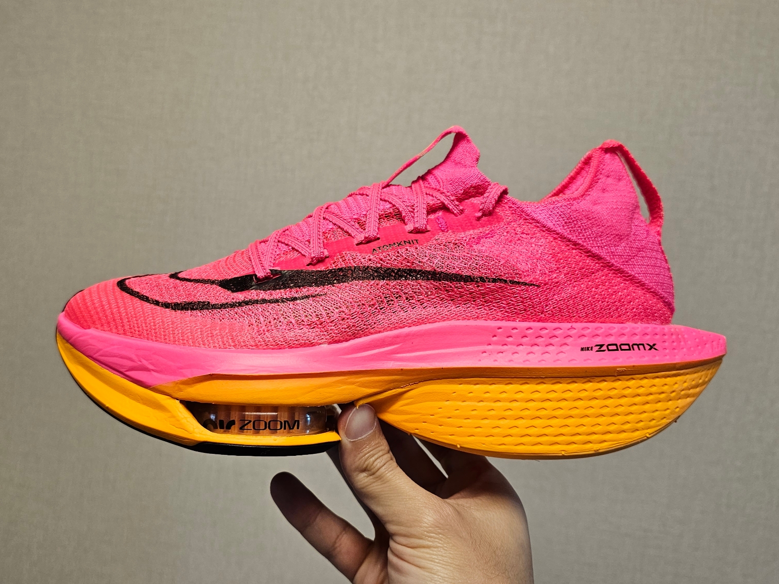 Nike Air Zoom Alphafly Next% 2 Hyper Pink 착용 스타일