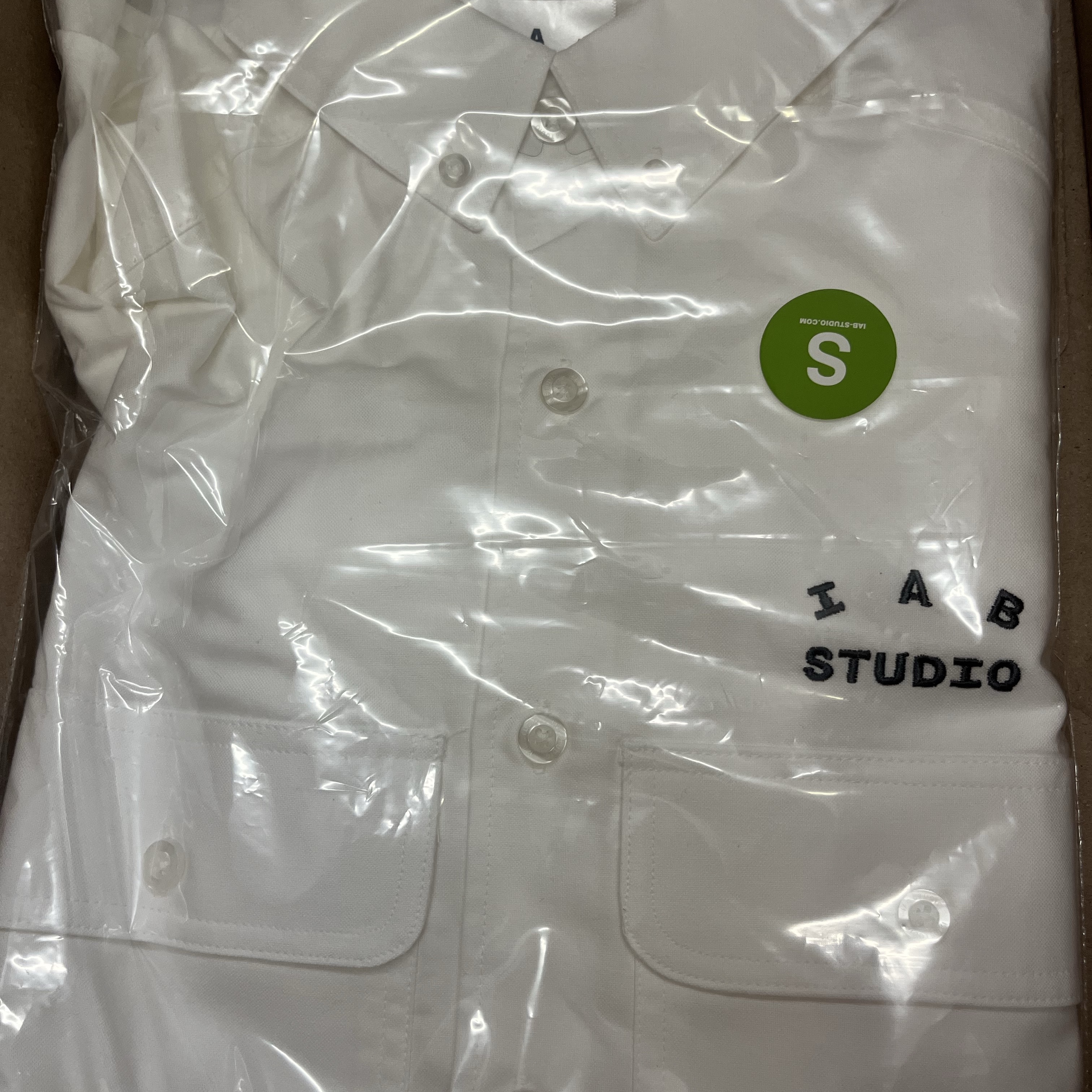 IAB Studio Work Shirt White - 23FW 착용 스타일