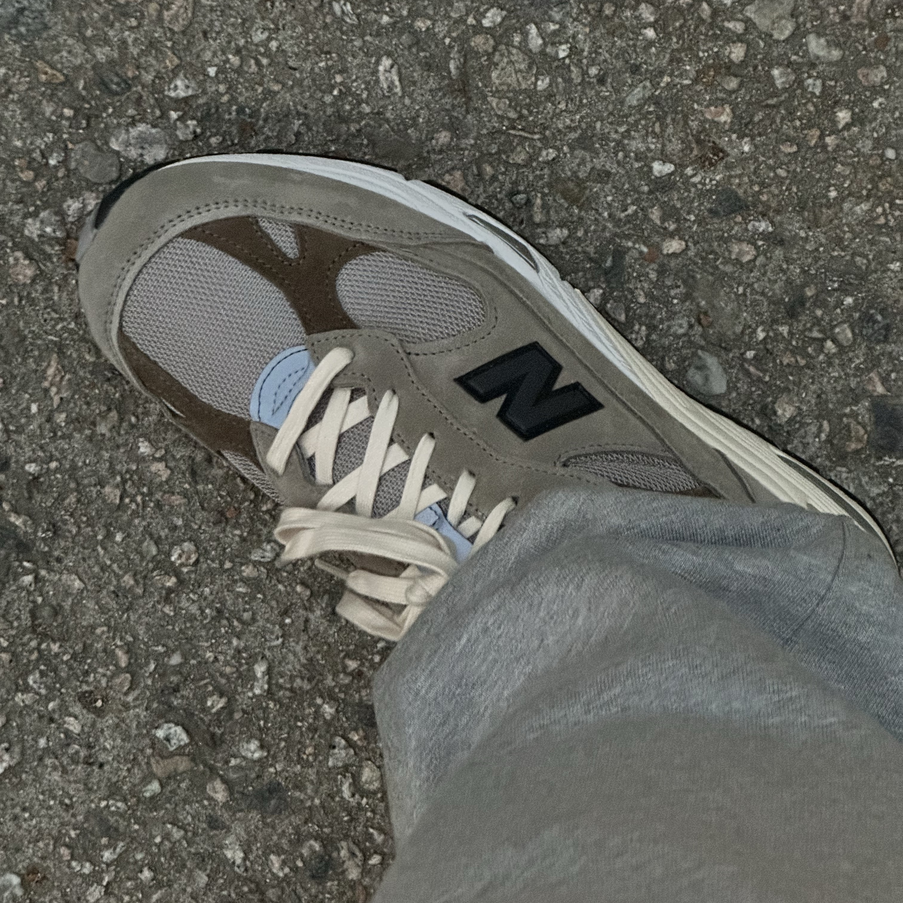 New Balance x JJJJound 991 Made in UK Grey 착용 스타일