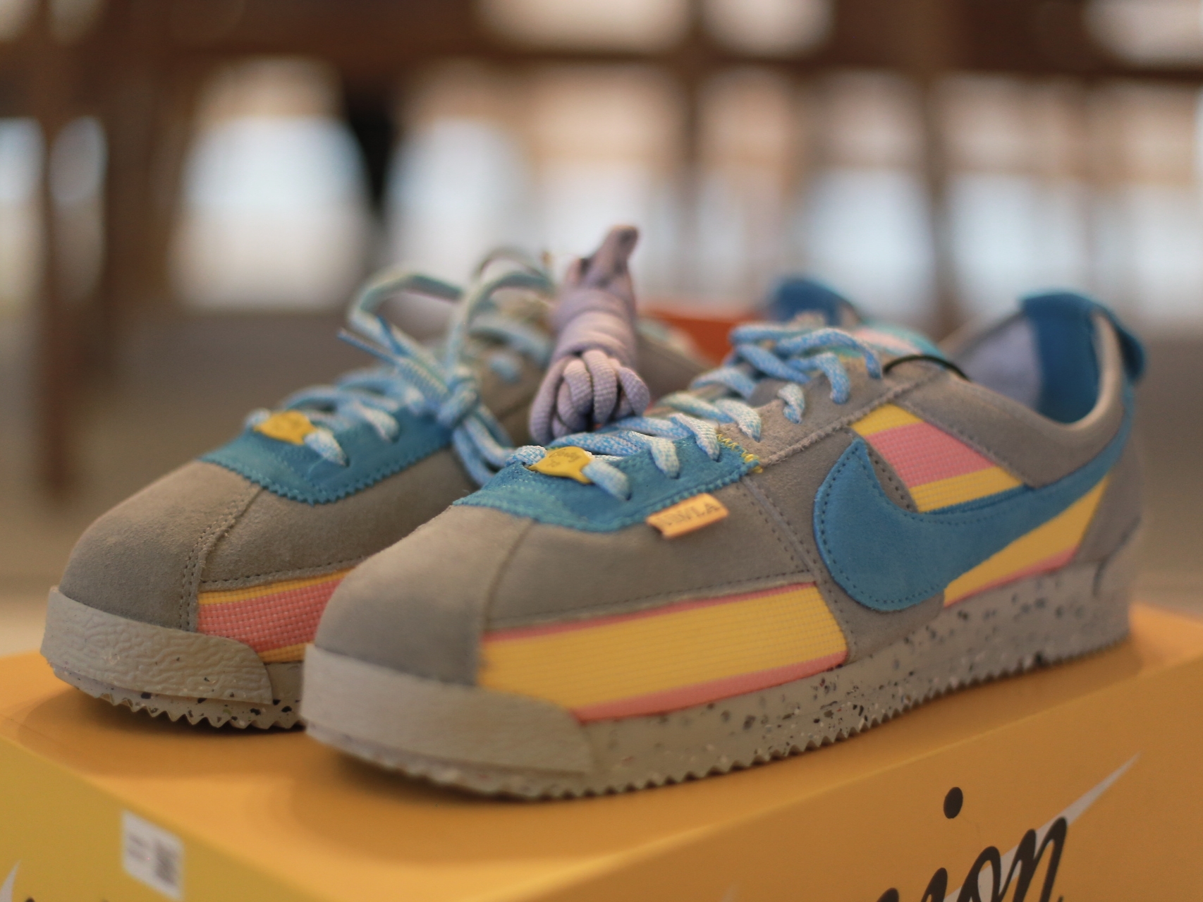 Nike x Union Cortez SP Light Smoke 착용 스타일 - 3