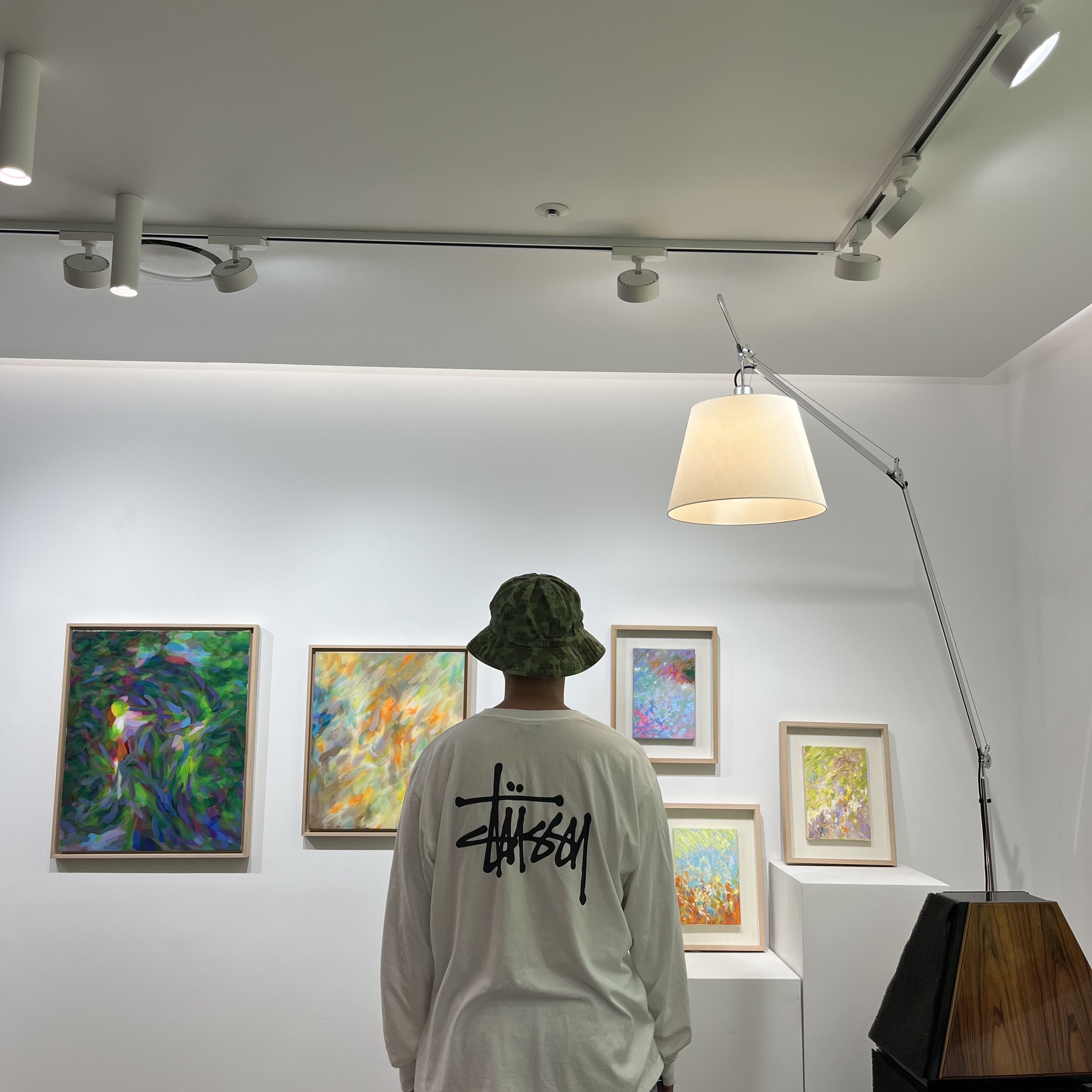 Stussy Basic Stussy LS T-Shirt White 2022 착용 스타일