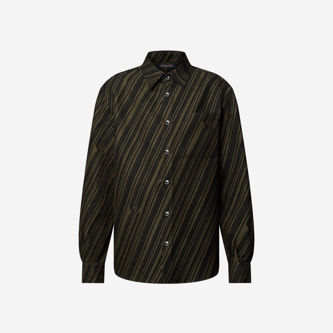 Louis Vuitton Cotton Jacquard Shirt Bronze 상세 이미지 1