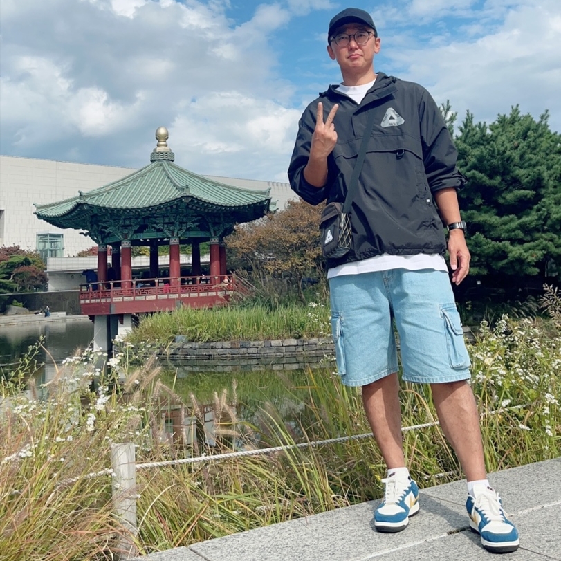 Nike x Kasina Dunk Low 80's Bus, Palace Utility Jacket Black - 21FW 착용 스타일