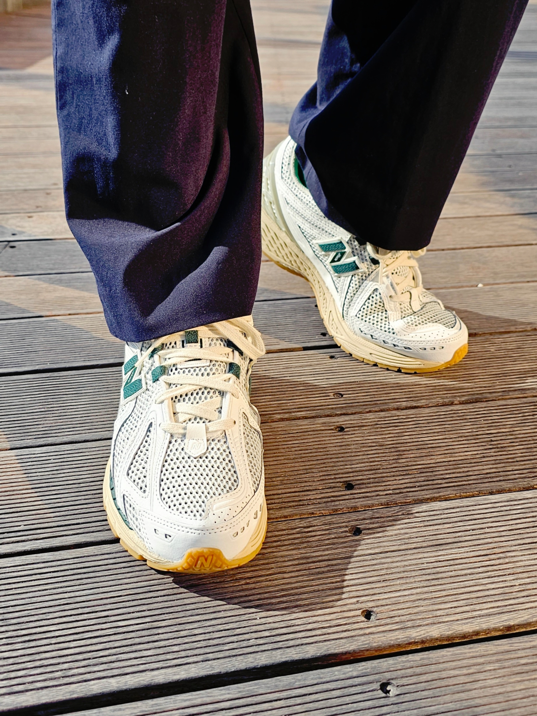 New Balance 1906R Silver Green 착용 스타일 - 5