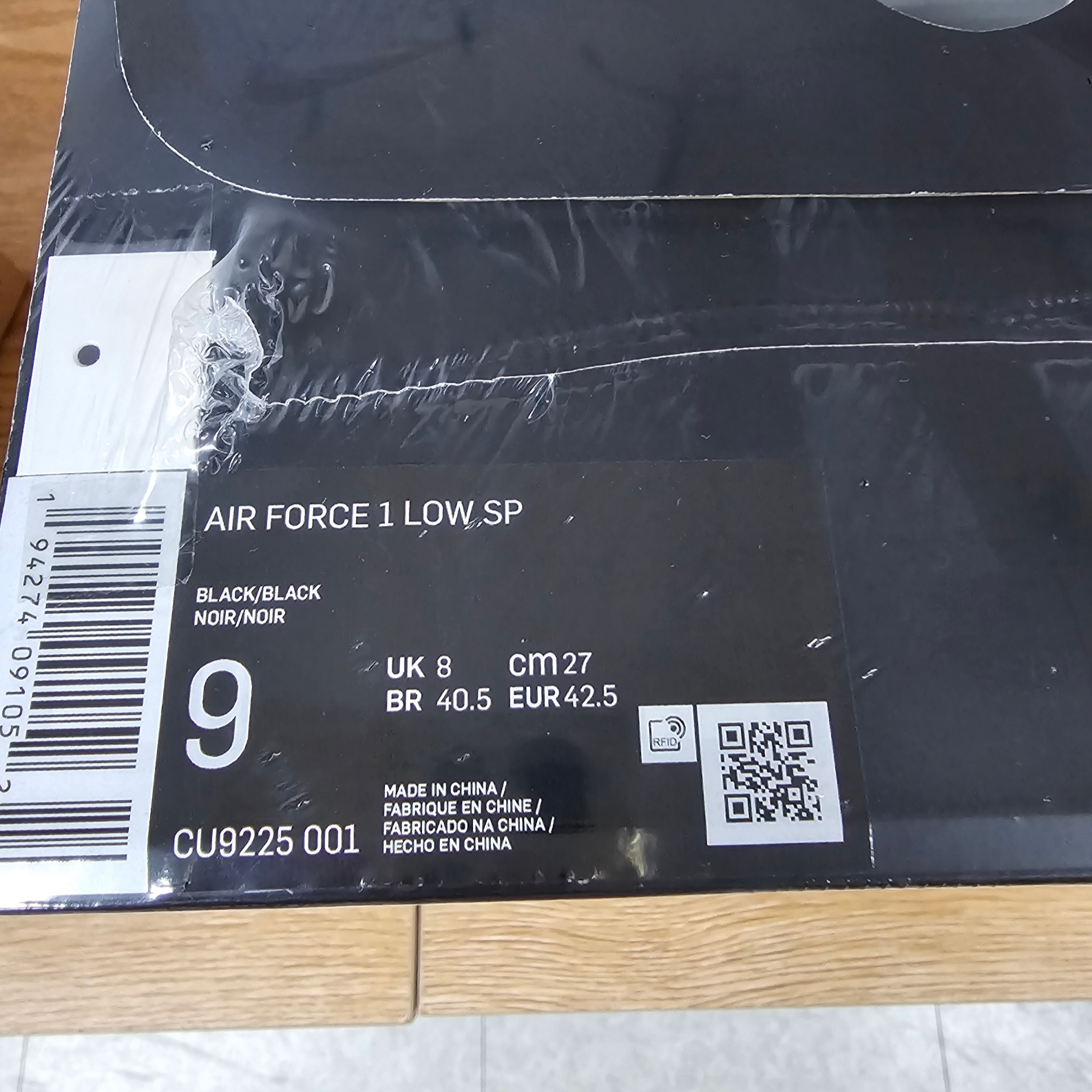Nike x Supreme Air Force 1 Low Black 착용 스타일