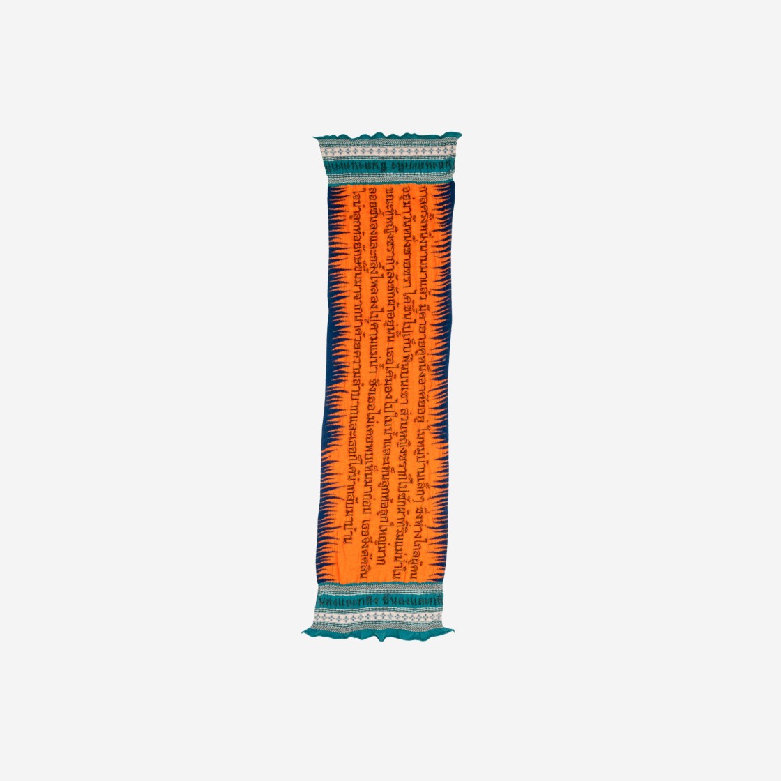 Kapital Full Length Wool Muffler Thai Momotaro Orange 상세 이미지 1