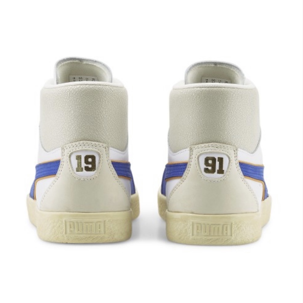 Puma x Rhuigi Clyde Mid White Royal Sapphire 착용 스타일 - 3