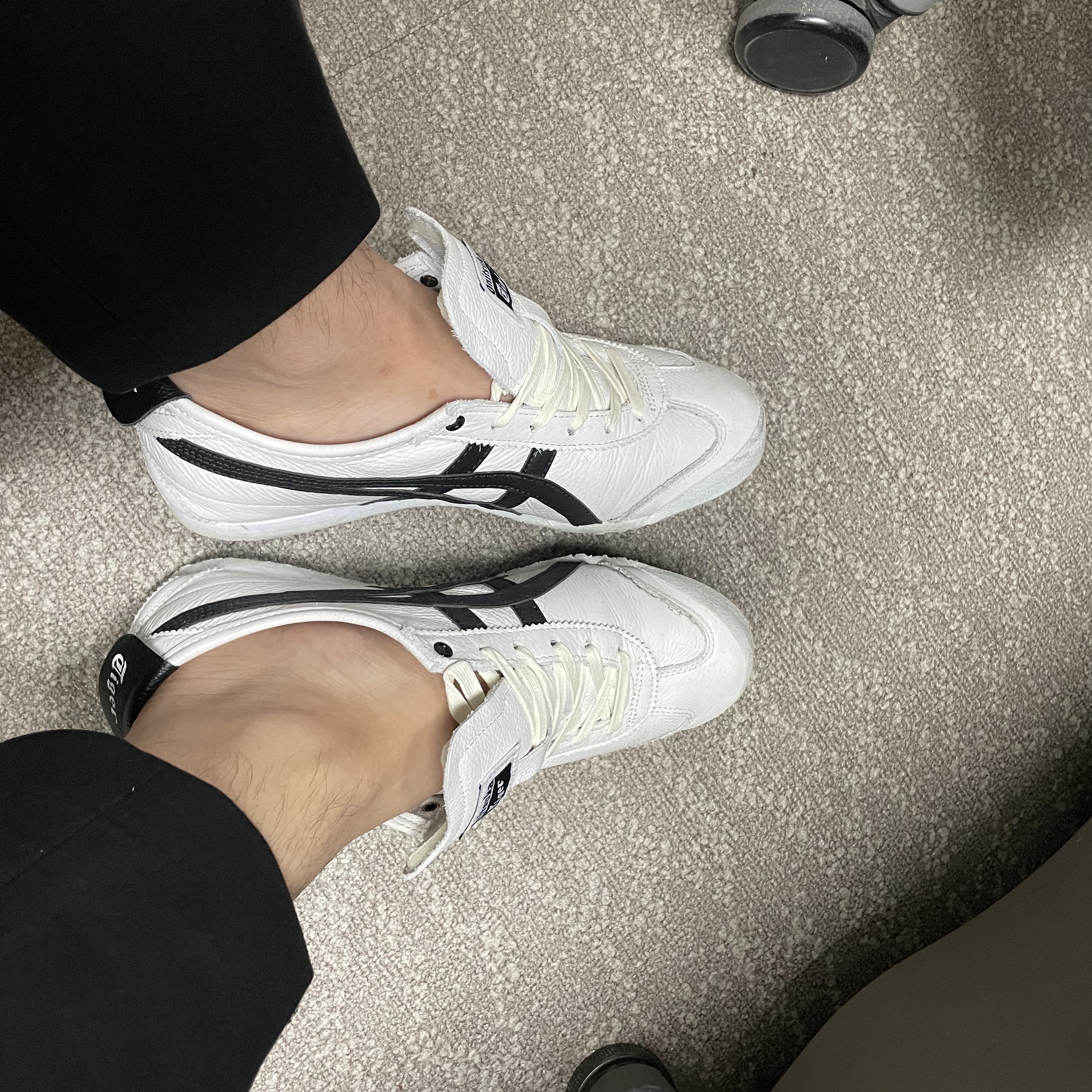 Onitsuka Tiger Mexico 66 White Black 착용 스타일