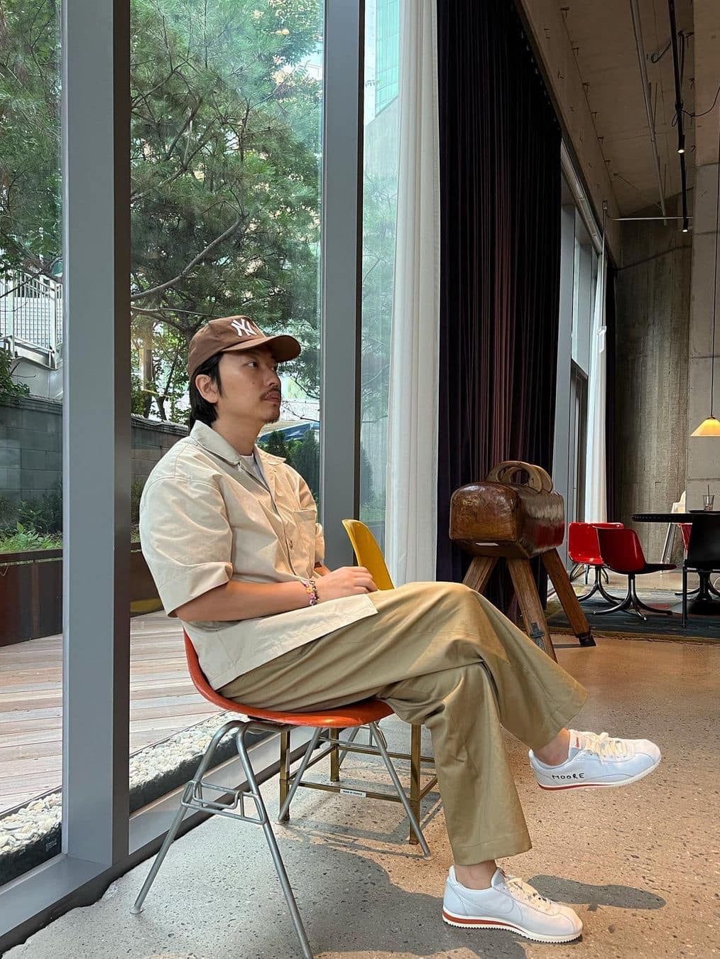 Nike Classic Cortez Kenny Moore Track Spike, Nike Classic Cortez Nylon Premium Qs White Varsity Red 착용 스타일 - 7