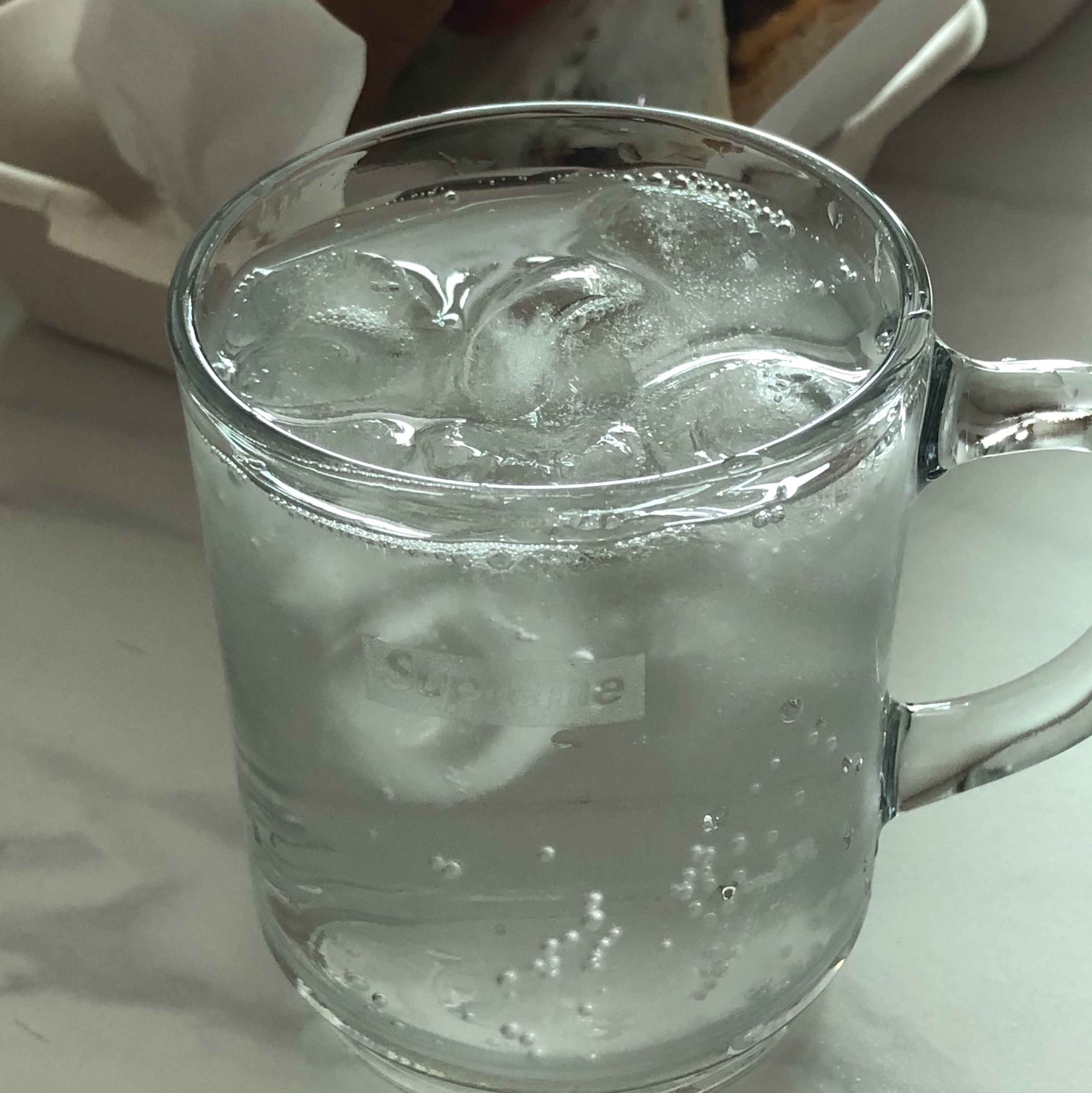 Supreme Duralex Glass Mugs Clear (Set of 6) - 23SS 착용 스타일