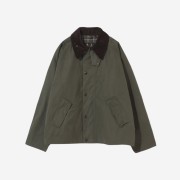 Barbour OS Transport Casual Non-Wax Jacket Sage