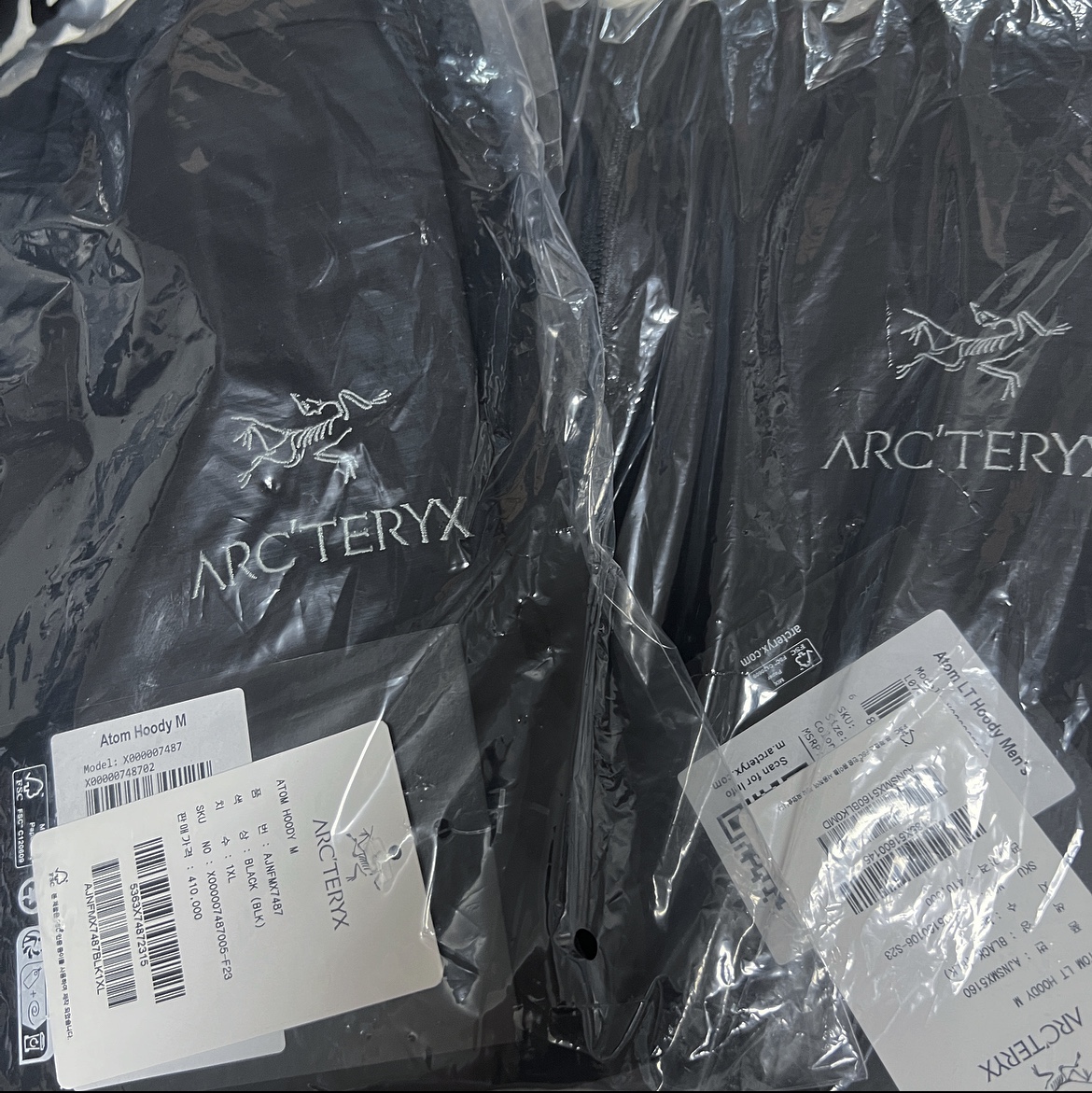 Arc'teryx Atom Hoody Black, Arc'teryx Atom LT Hoody Black 착용 스타일