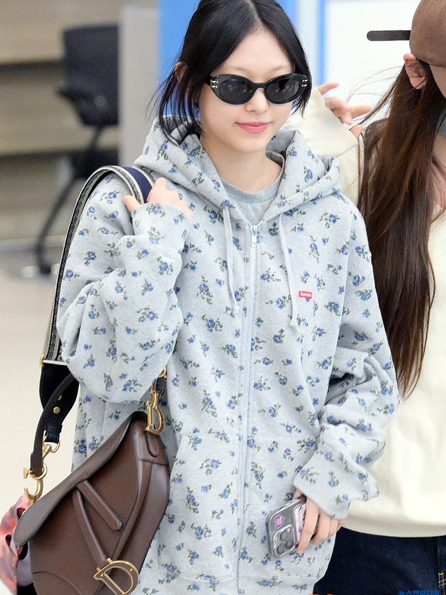 Supreme Small Box Zip Up Hooded Sweatshirt Flowers - 23FW 착용 스타일