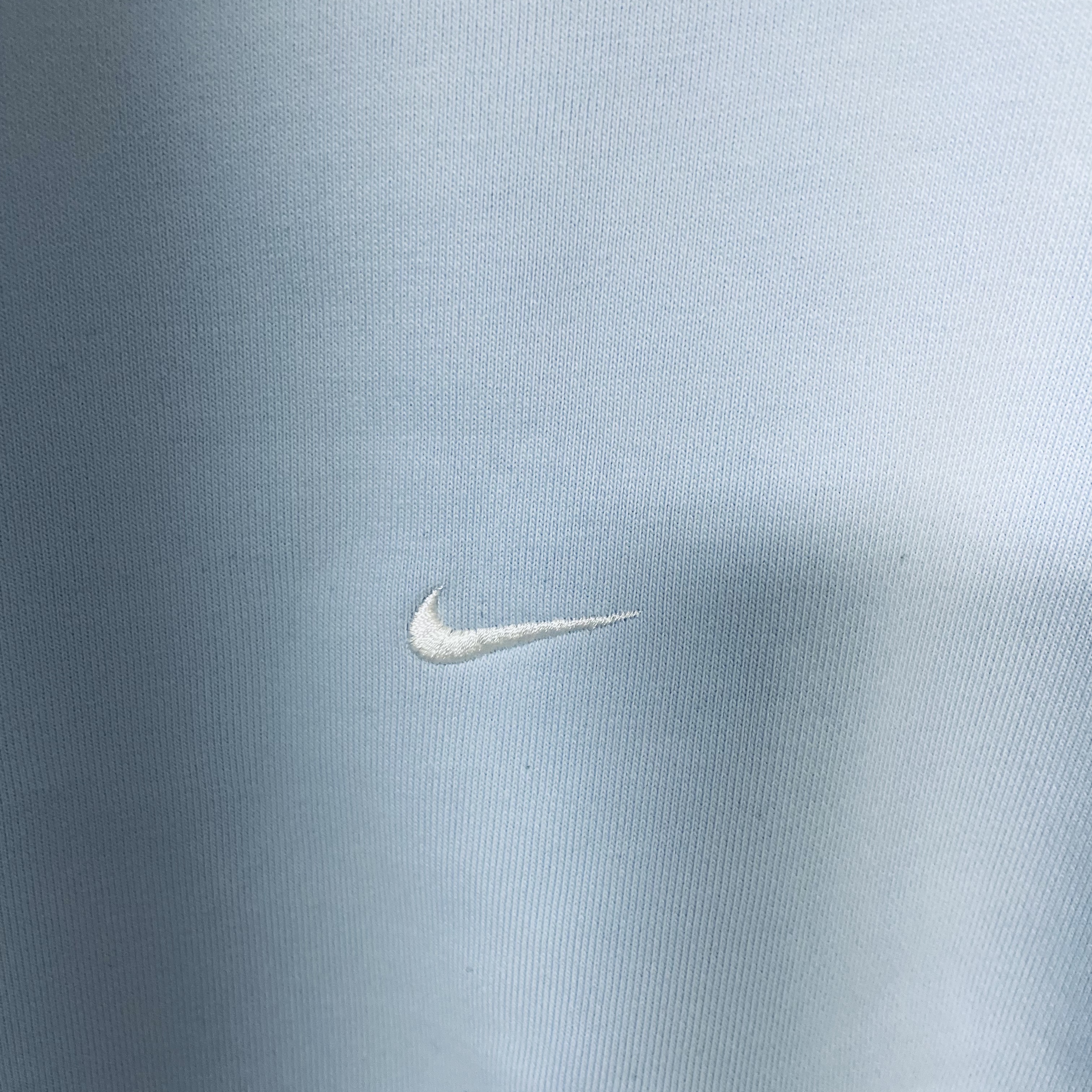 Nike NRG Solo Swoosh Crew Fleece Celestine Blue - Asia 착용 스타일