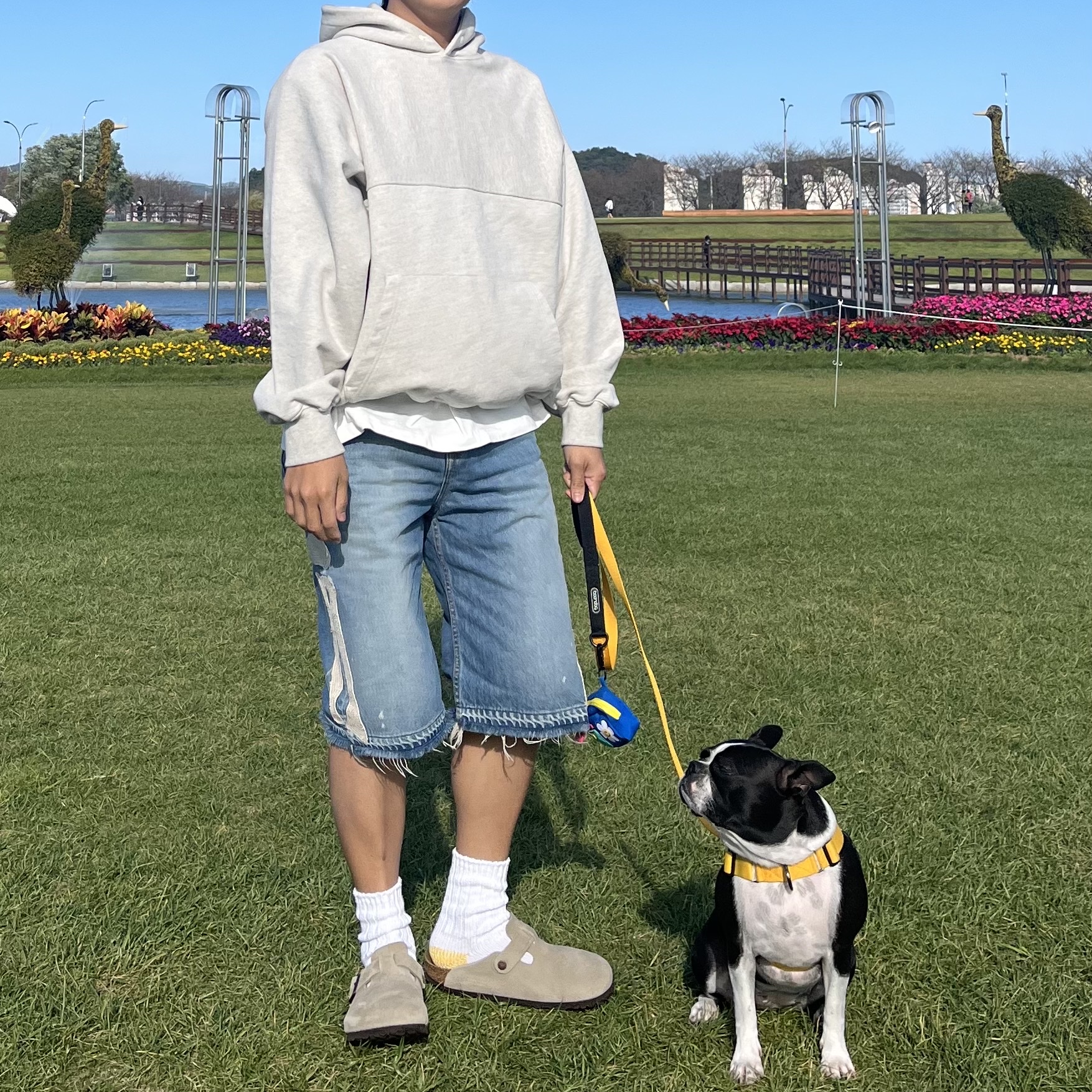 Birkenstock Boston Soft Footbed Taupe - Regular, Kapital 14 oz. Denim 5P Bone Embroidery Short Pants Indigo (Processing) 착용 스타일