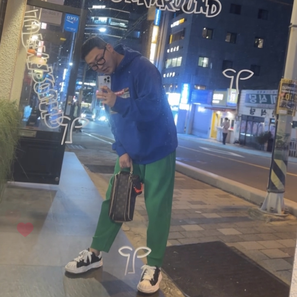 Maison Mihara Yasuhiro Blakey OG Sole Canvas Low-top Sneakers Black White 착용 스타일