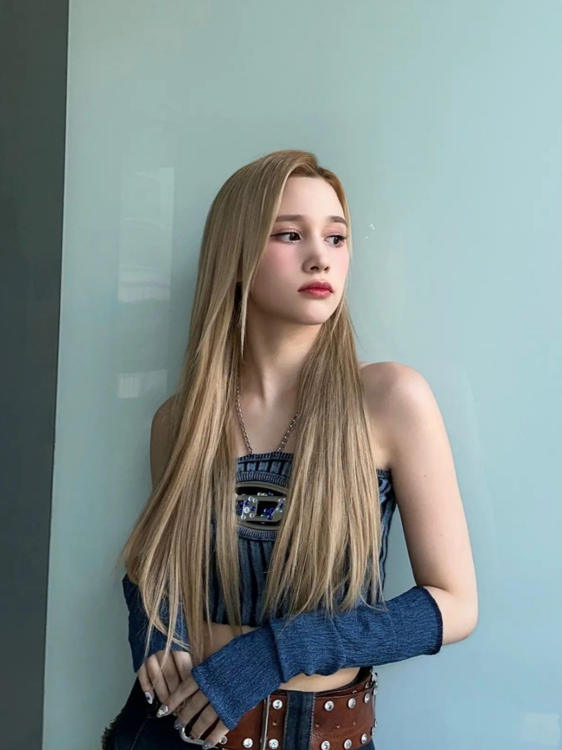(W) Diesel M-Clarksvill Boucle Bandeau Blue 착용 스타일 - 2