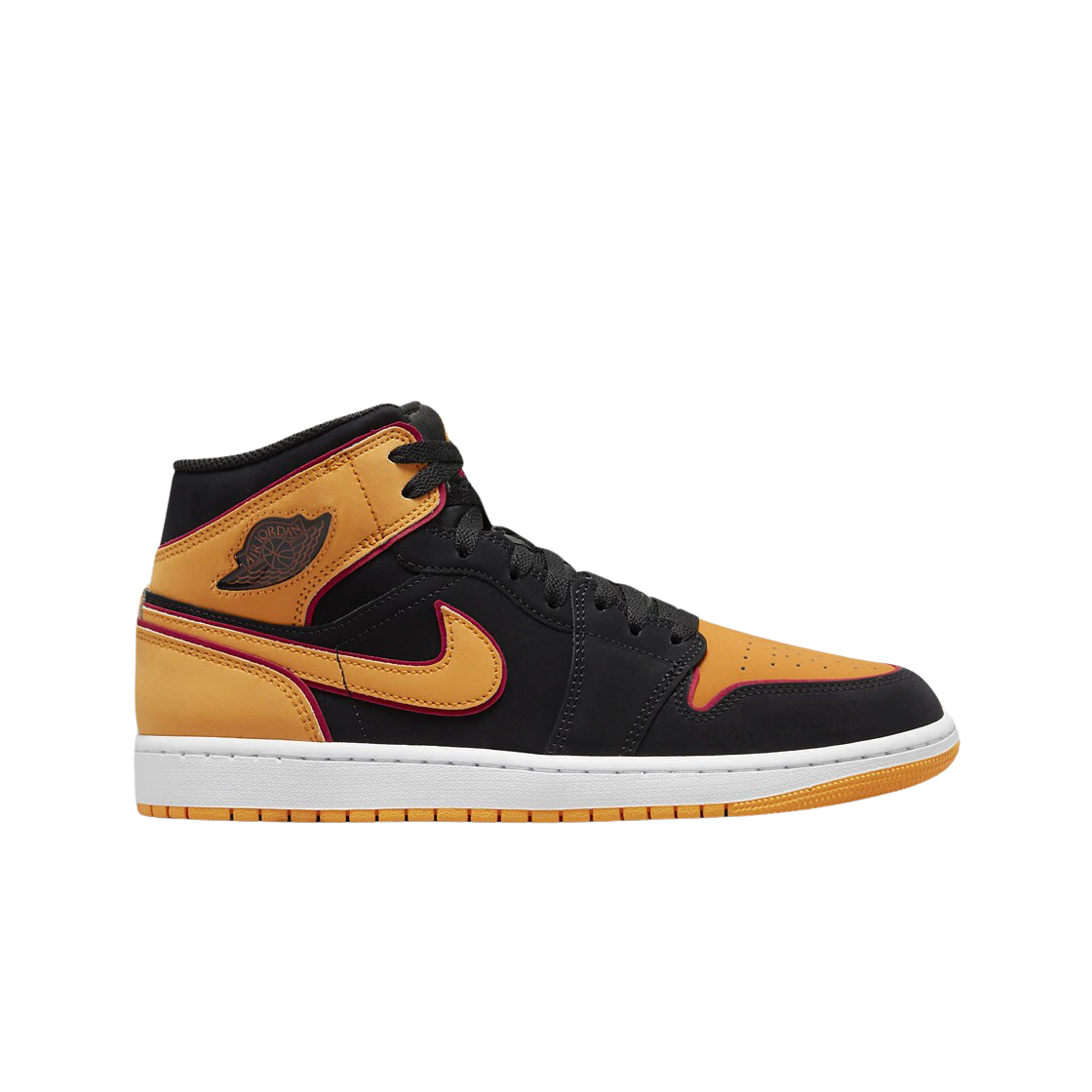 조던 1 미드 SE 블랙 비비드 오렌지(Jordan 1 Mid SE Black Vivid Orange)
