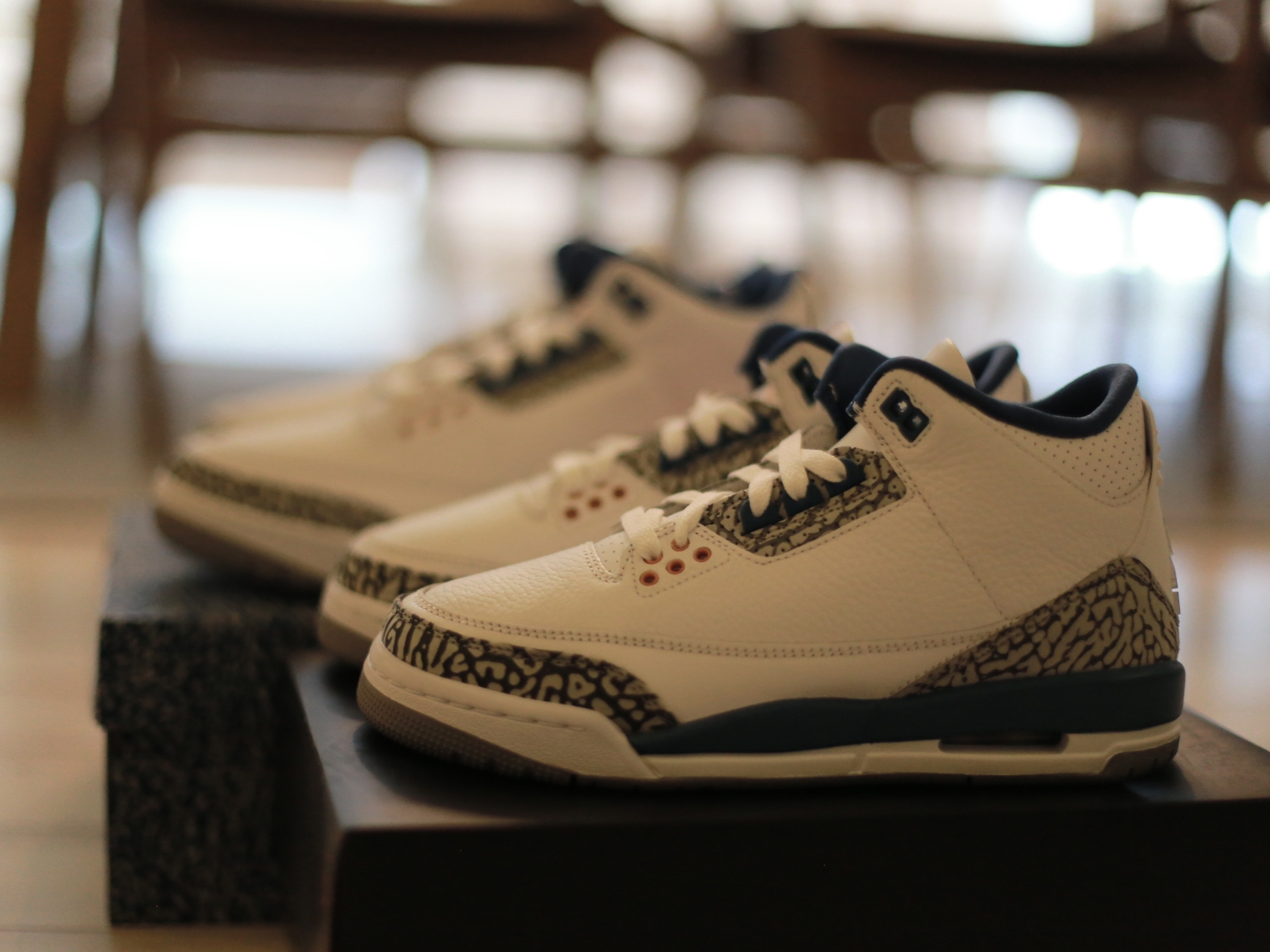 Jordan 3 Retro True Blue and Copper, (GS) Jordan 3 Retro True Blue 2011 착용 스타일 - 4