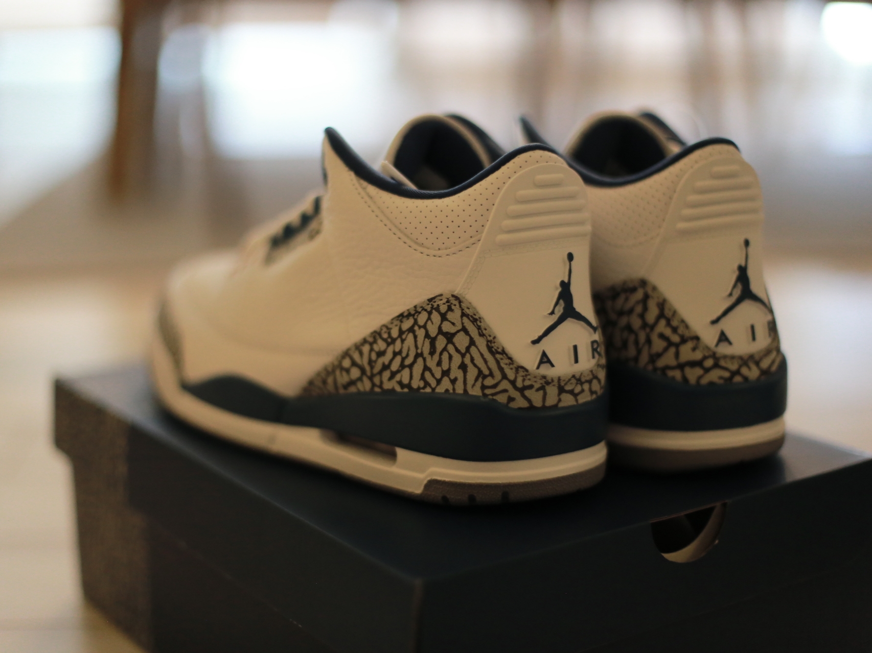 Jordan 3 Retro True Blue and Copper, (GS) Jordan 3 Retro True Blue 2011 착용 스타일 - 3