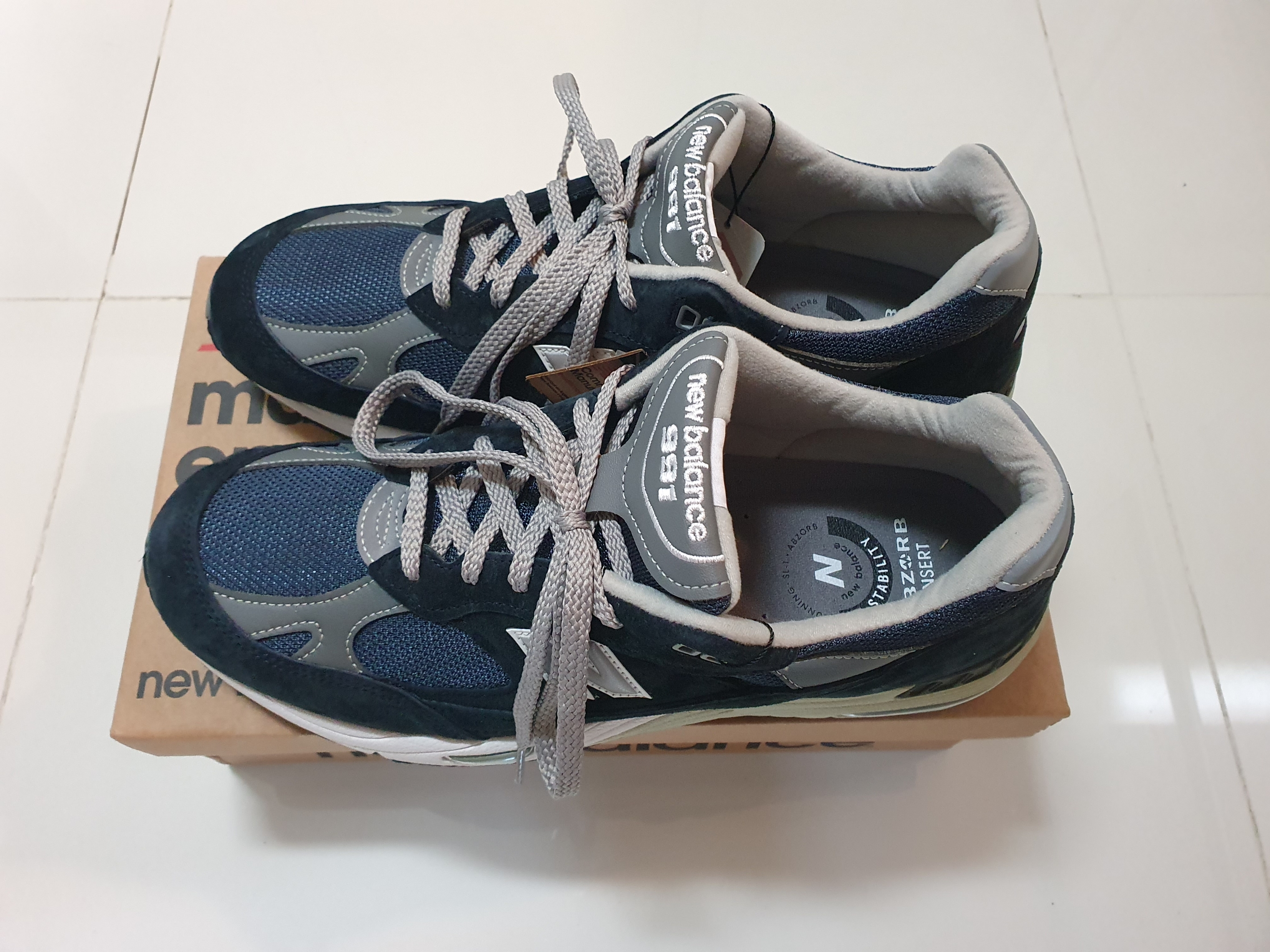 New Balance 991 Made in UK Navy 착용 스타일