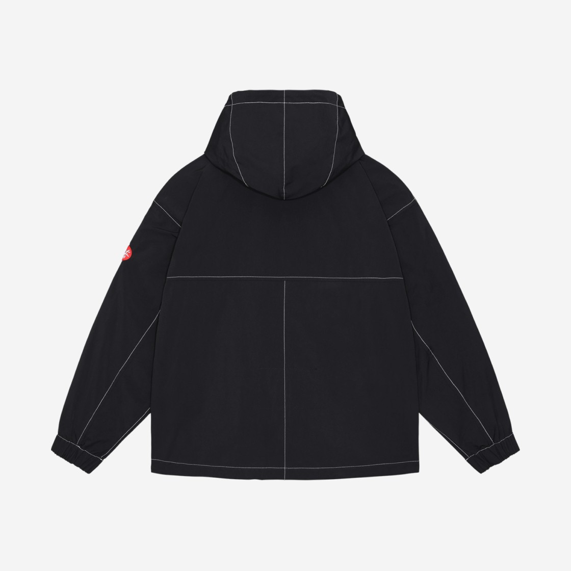 Cav Empt Contrast Stitch Hood Zip Jacket Black - 23FW 상세 이미지 2