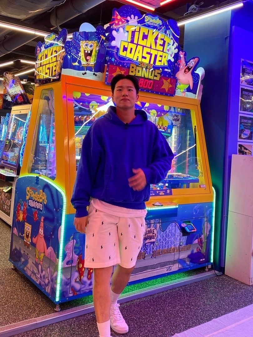 Play Comme des Garcons Striped Black Heart Shirt Blue, Double RL Garment Dyeing Twill Ball Cap Black 착용 스타일 - 5