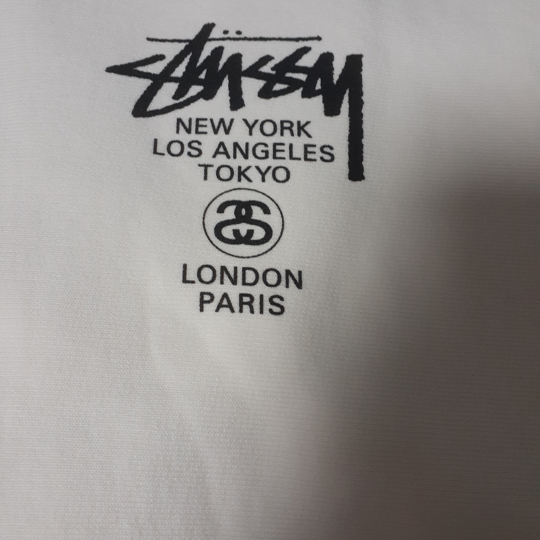 Stussy World Tour Hoodie Pigment Dyed Natural 착용 스타일 - 1