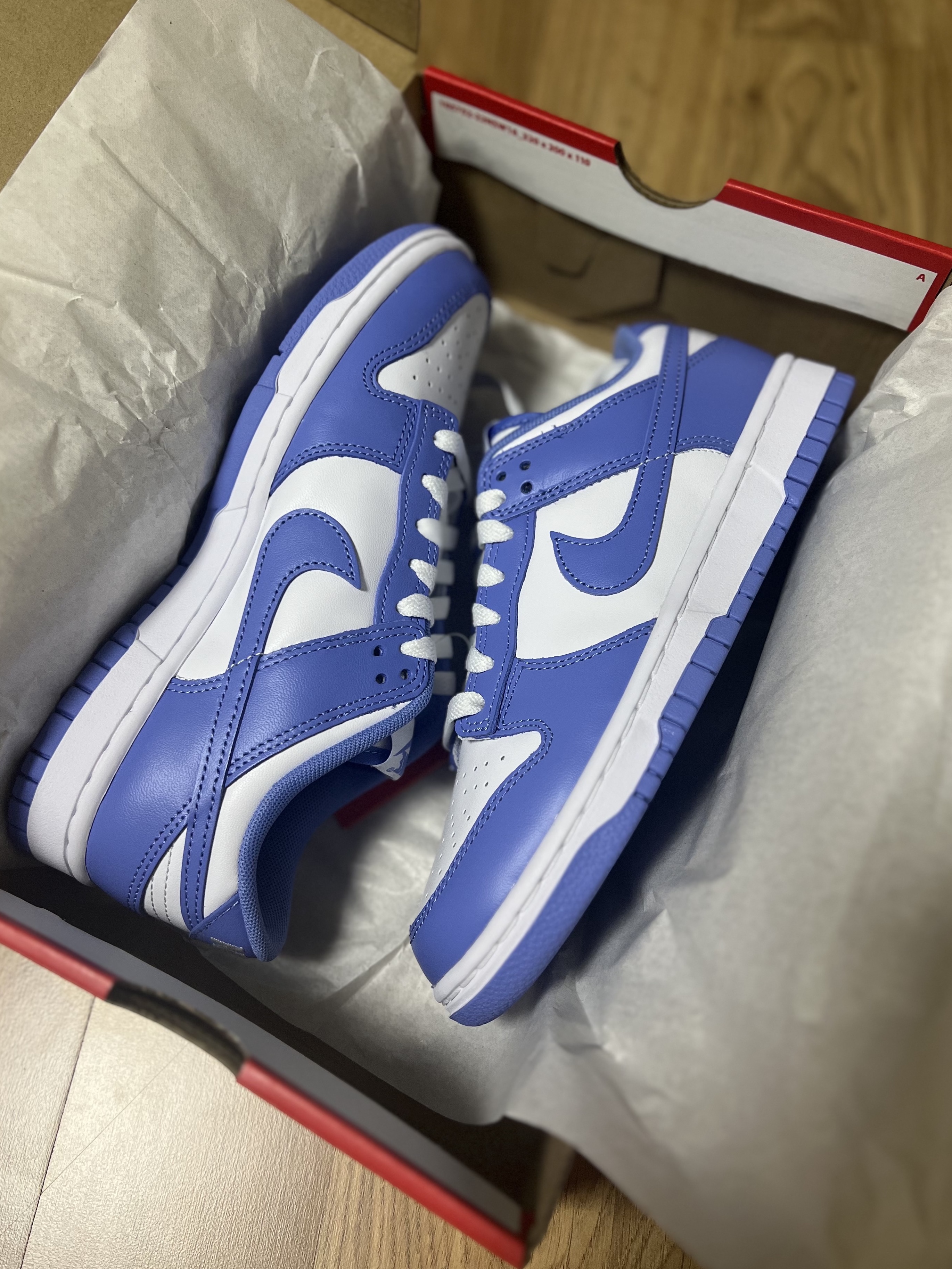 Nike Dunk Low Retro White Polar Blue 착용 스타일