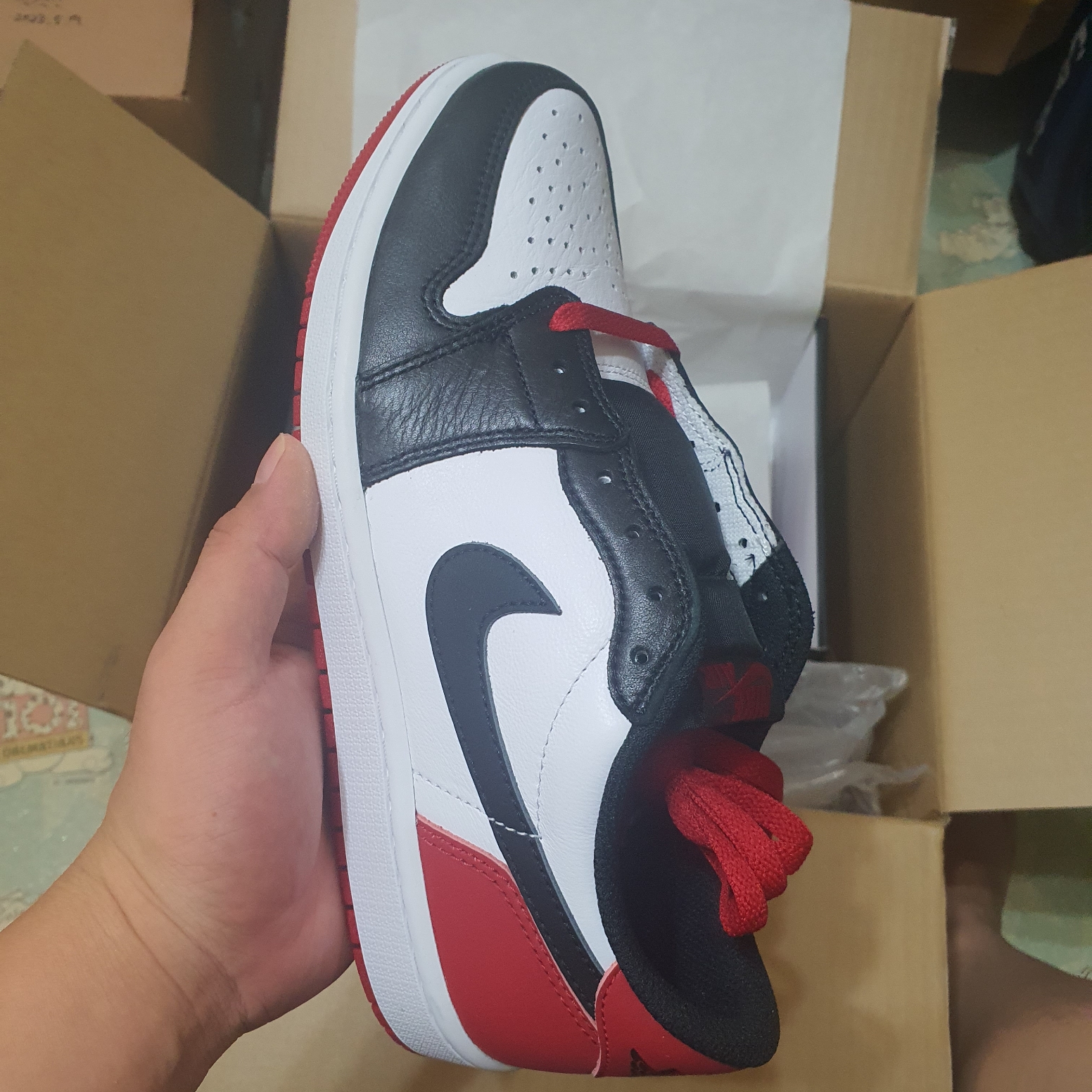 Jordan 1 Retro Low OG Black Toe 착용 스타일