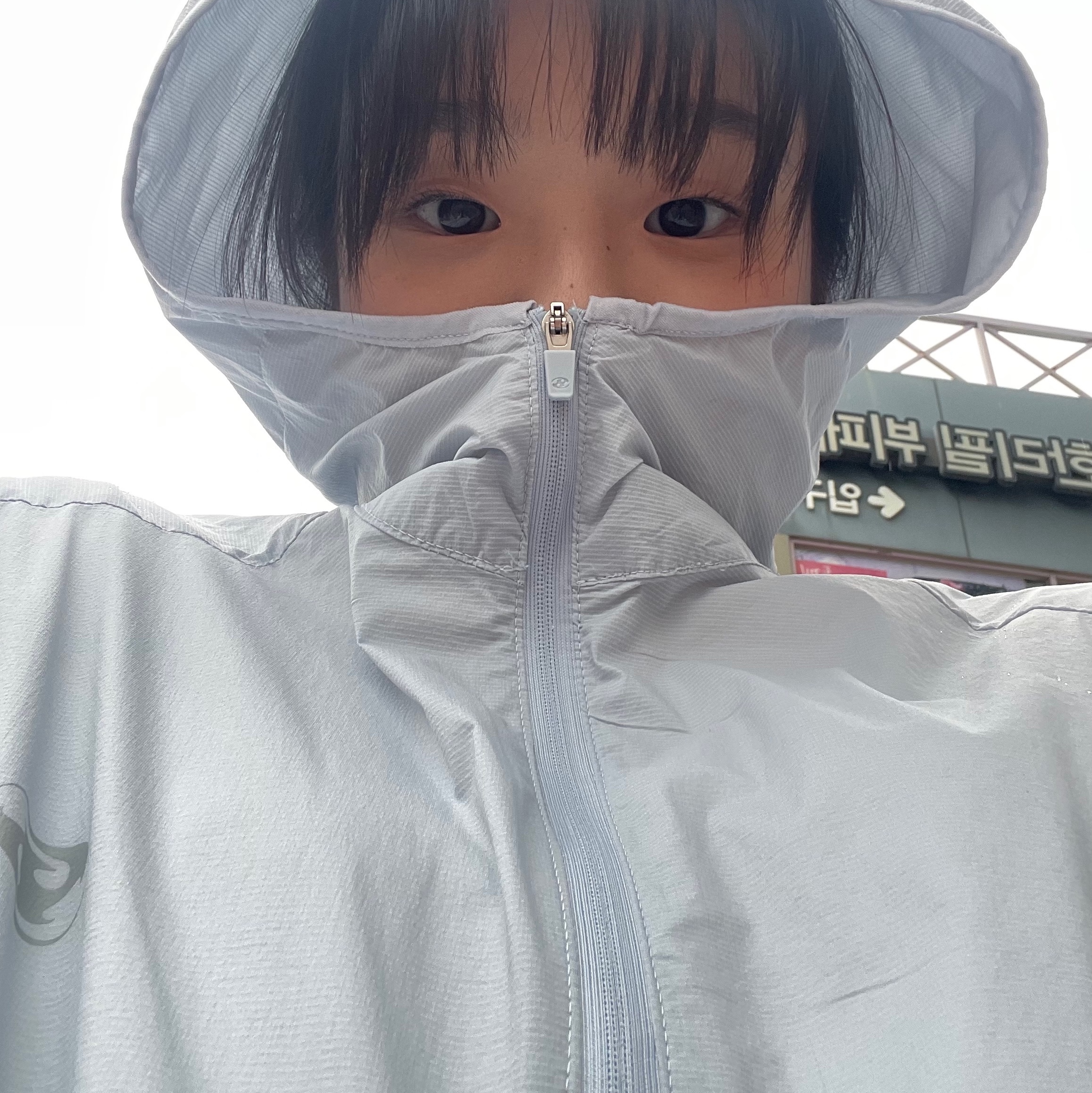 Sansan Gear Air Dash Jacket Sky Blue - 23SS 착용 스타일 - 2