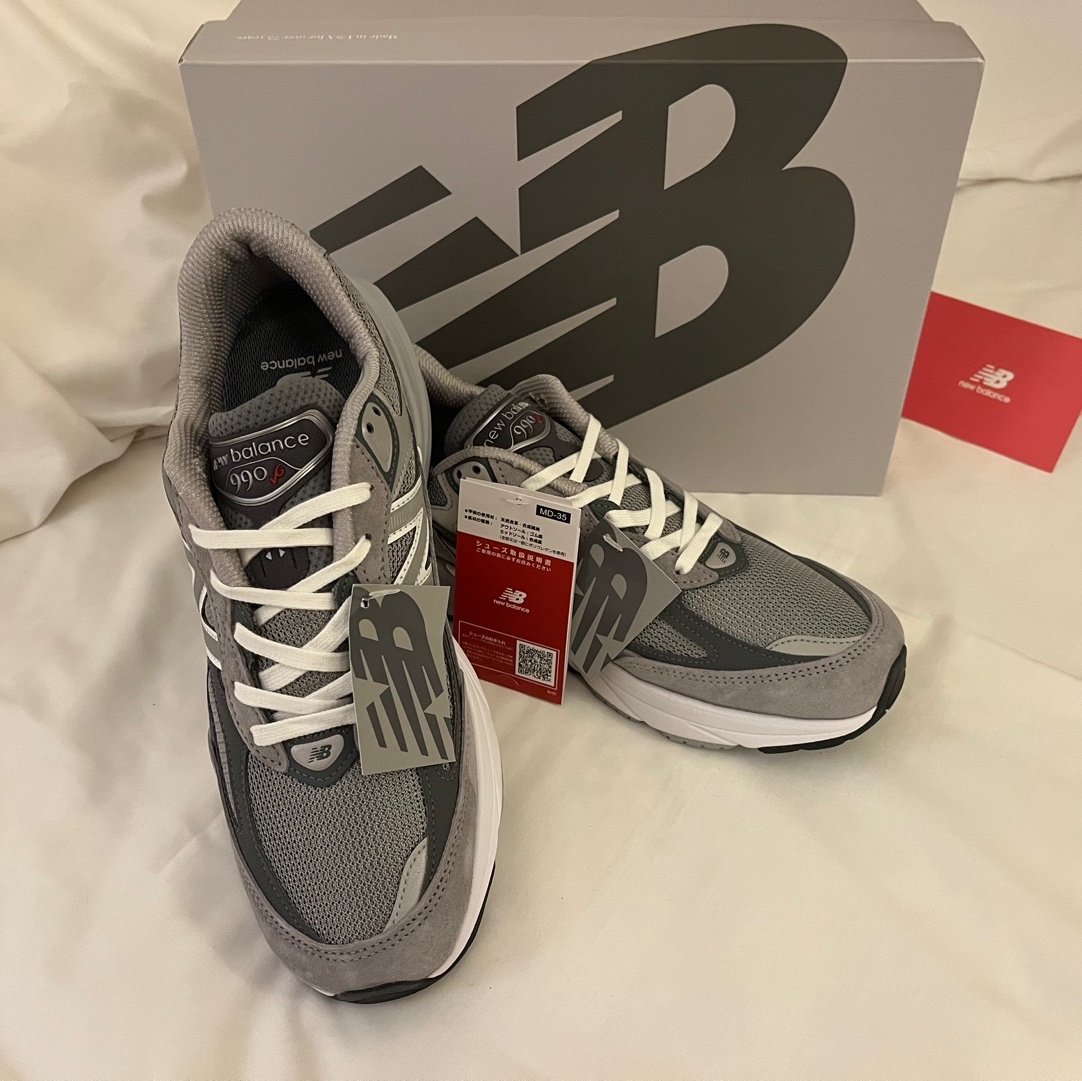 New Balance 990v6 Made in USA Grey - D Standard 착용 스타일