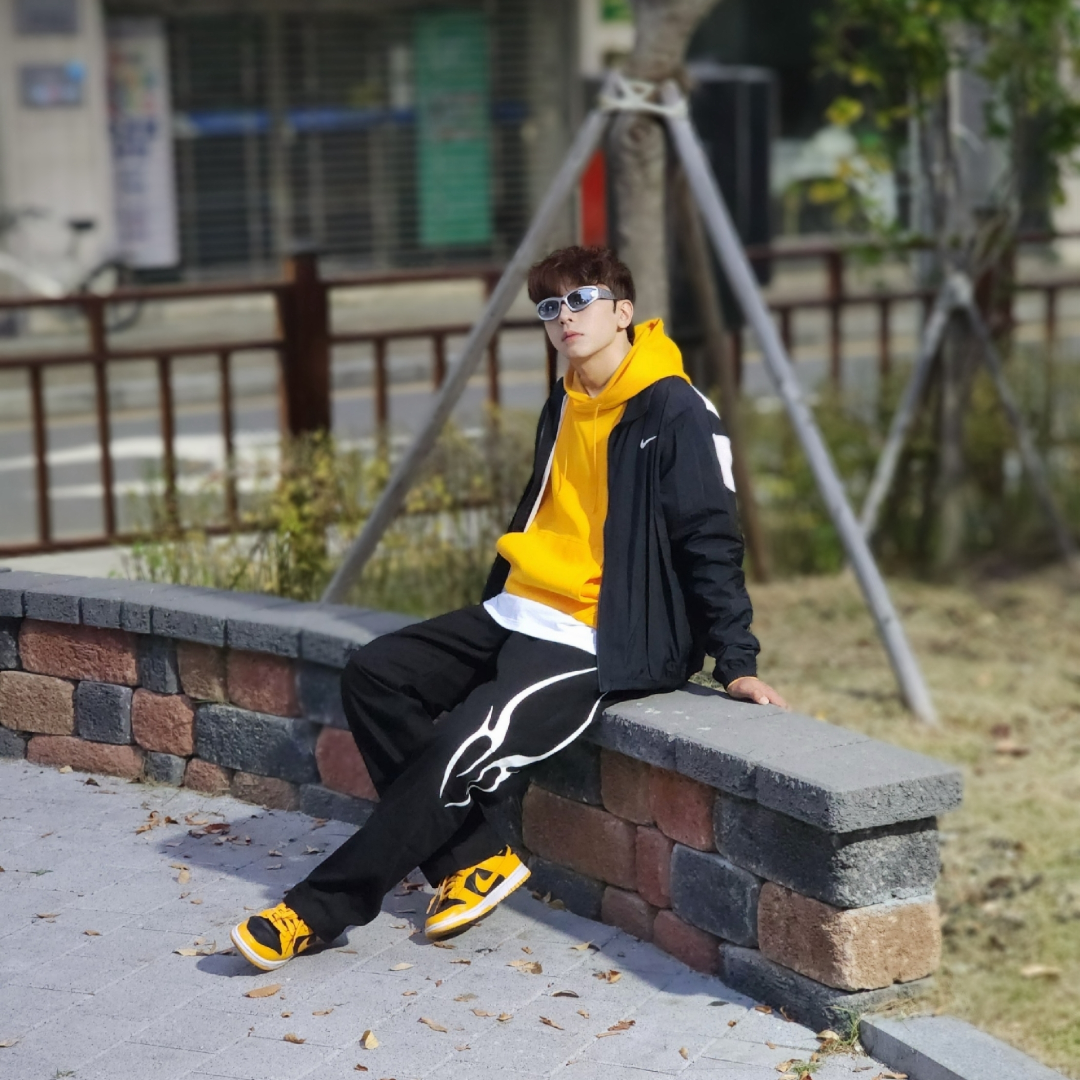 Nike Starting Five Jacket Black - US/EU, Nike Starting Five Jacket Black - Asia 착용 스타일 - 4