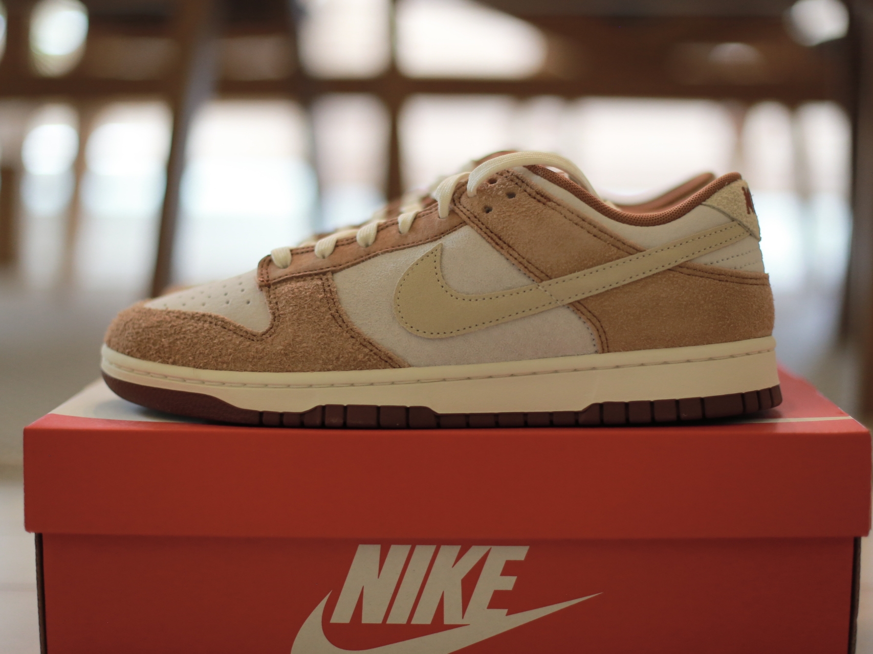 Nike Dunk Low Pro Premium Medium Curry 착용 스타일 - 1